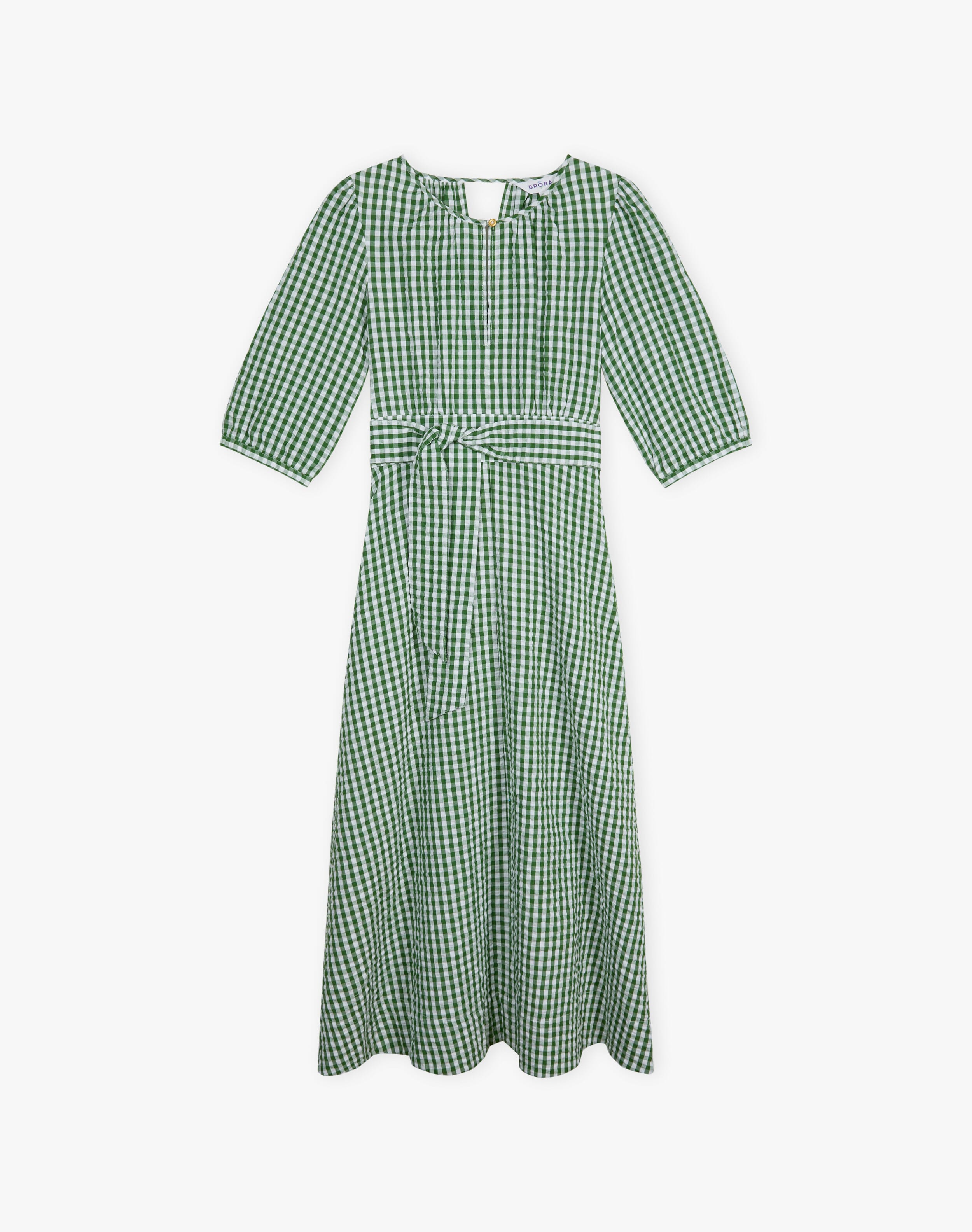 Cotton Gingham Dress