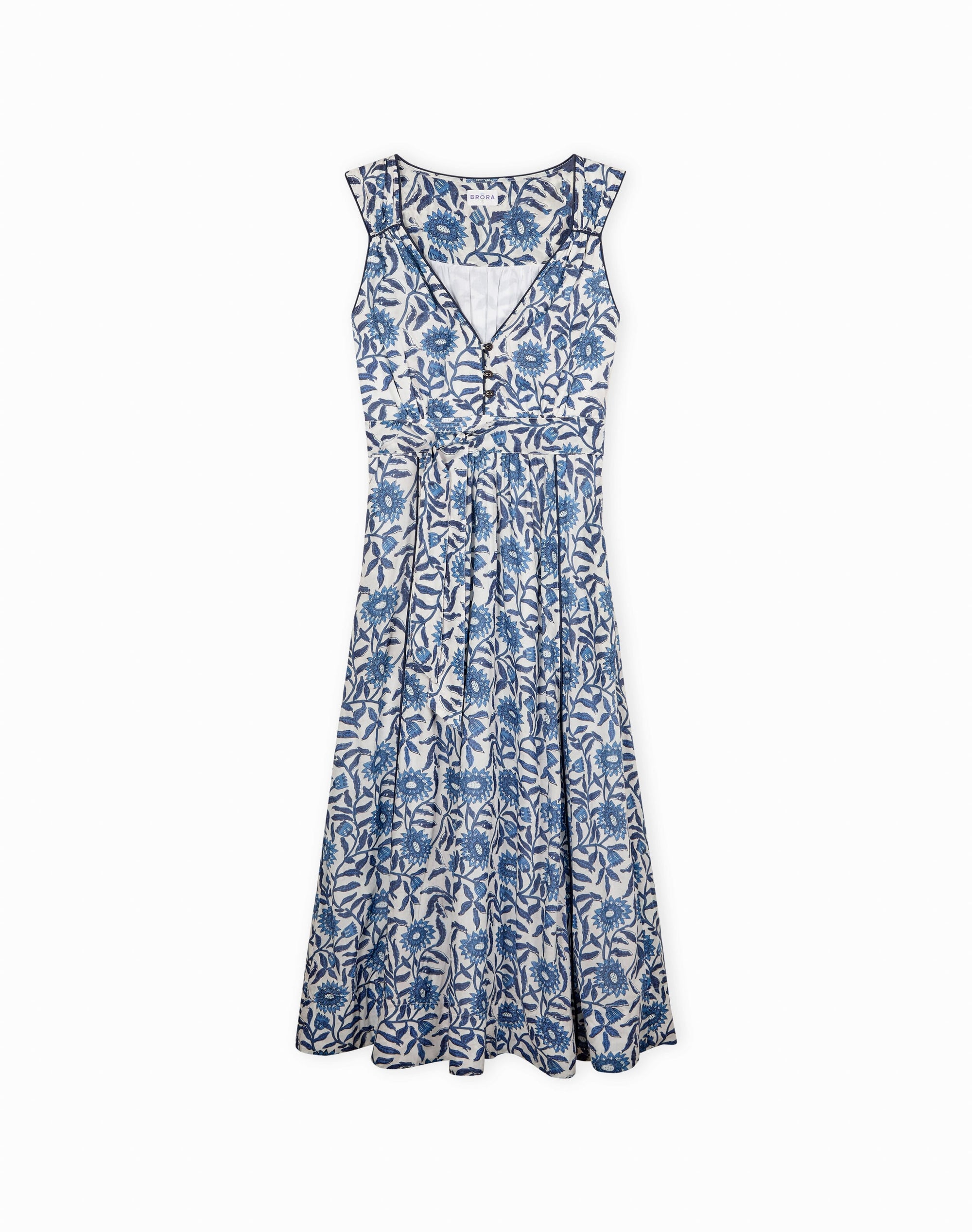 Organic Cotton Block Print Sundress