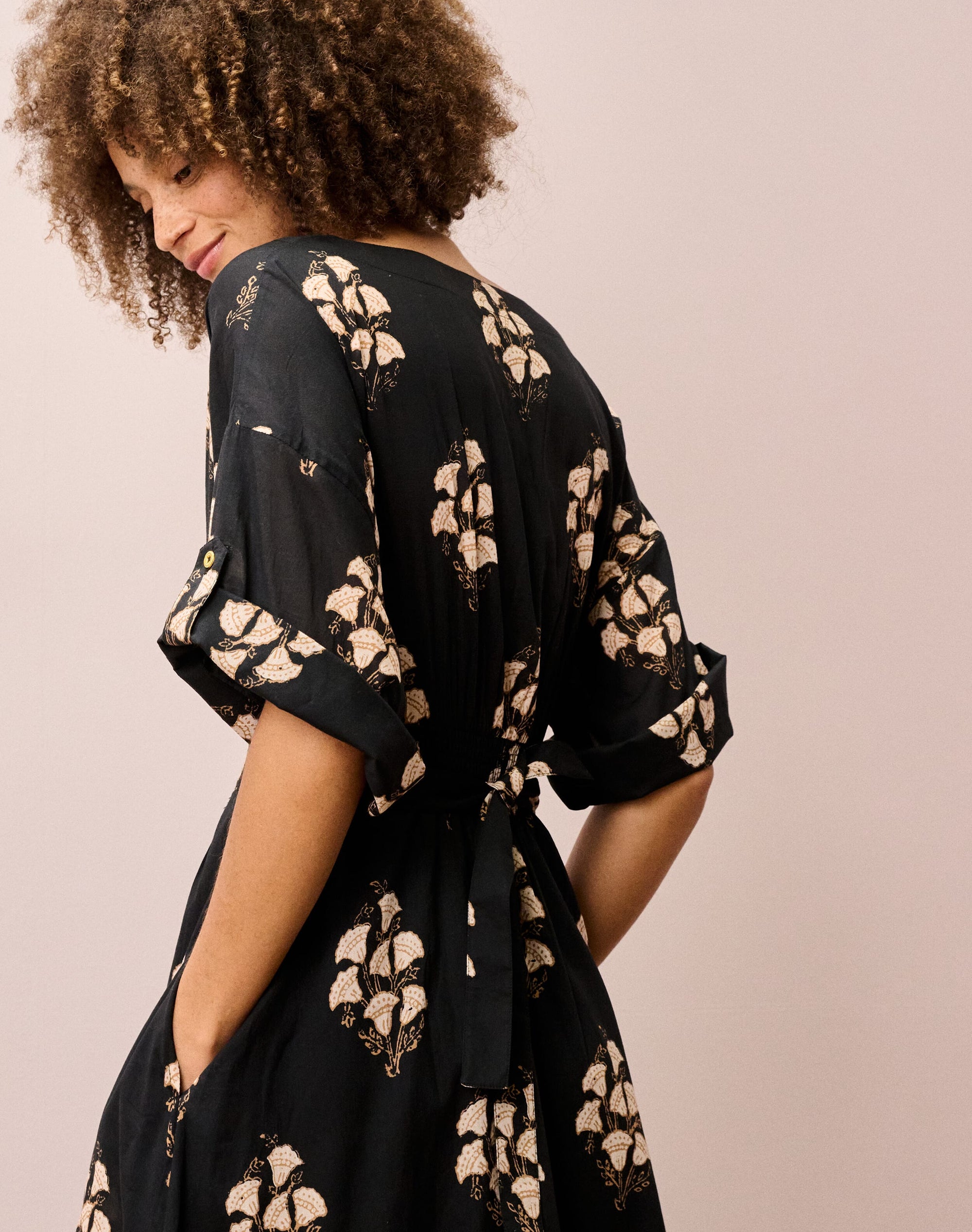 Organic Cotton Floral Print Dress