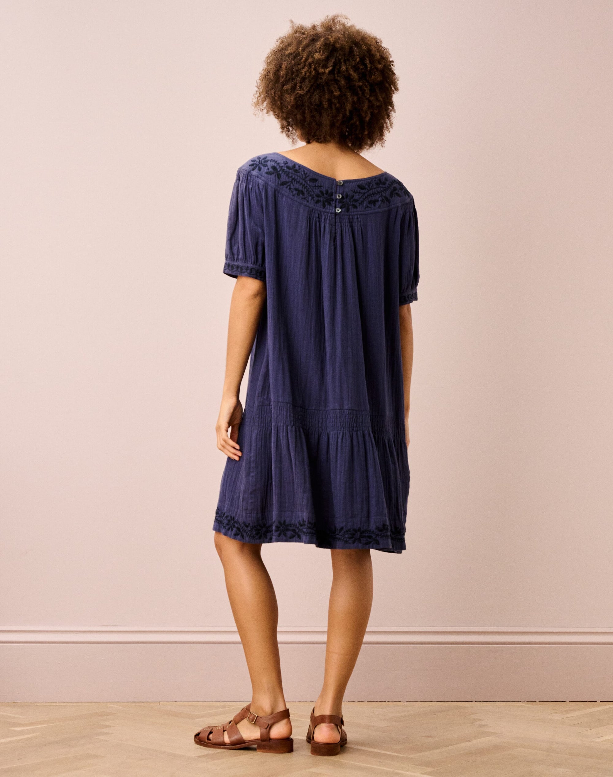 Cheesecloth Tunic Dress