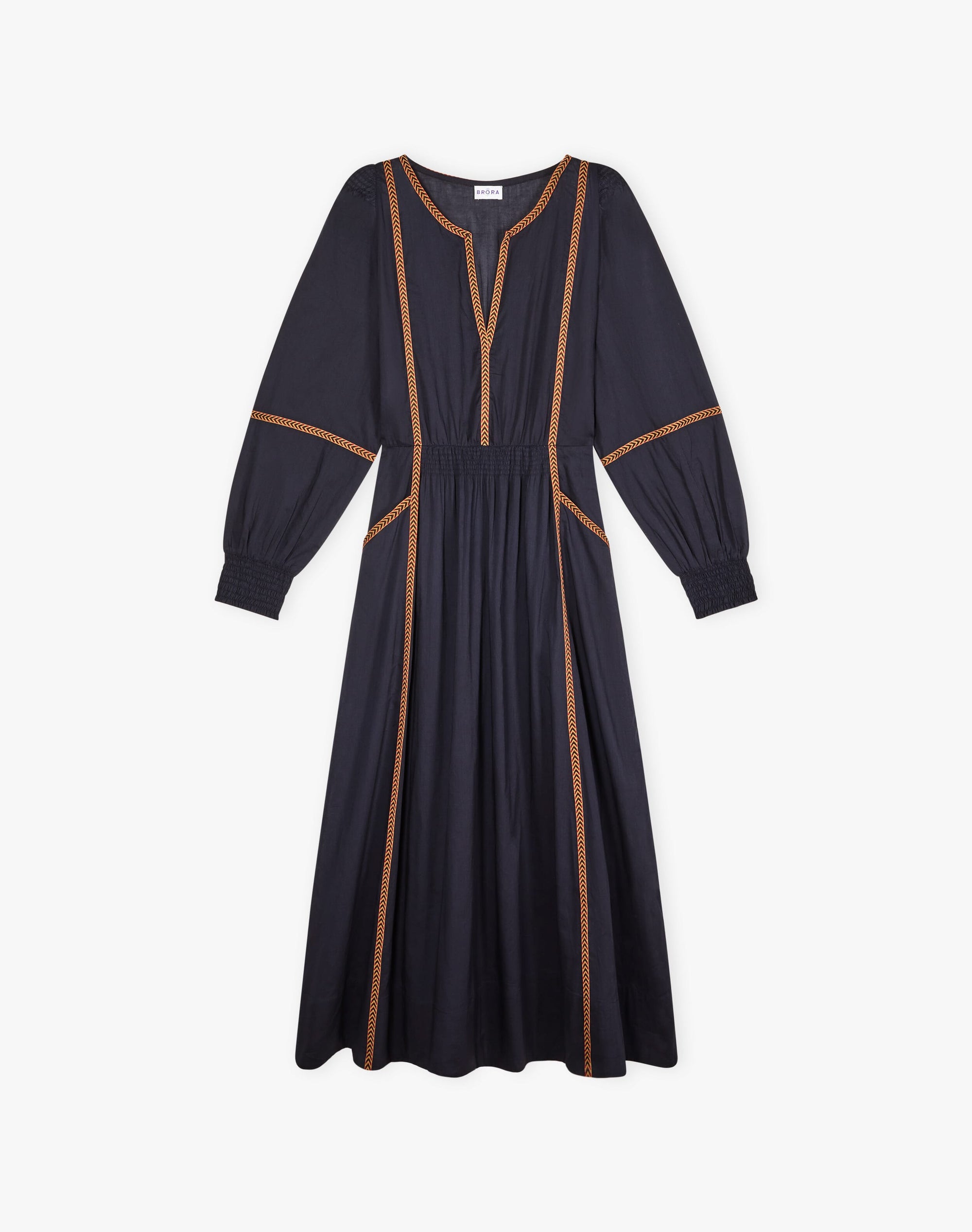 Organic Cotton Folk Ribbon Dress