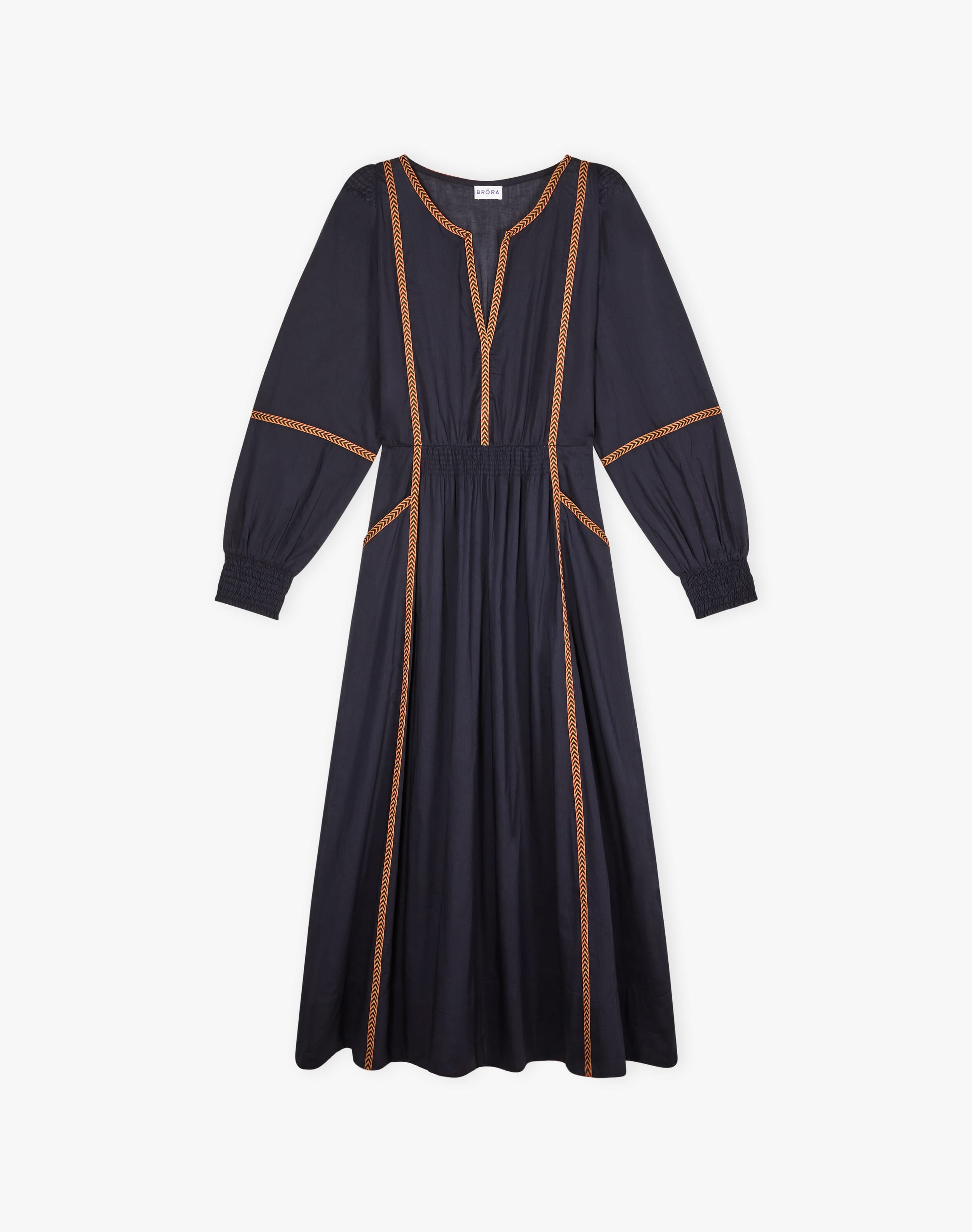 Organic Cotton Folk Ribbon Dress