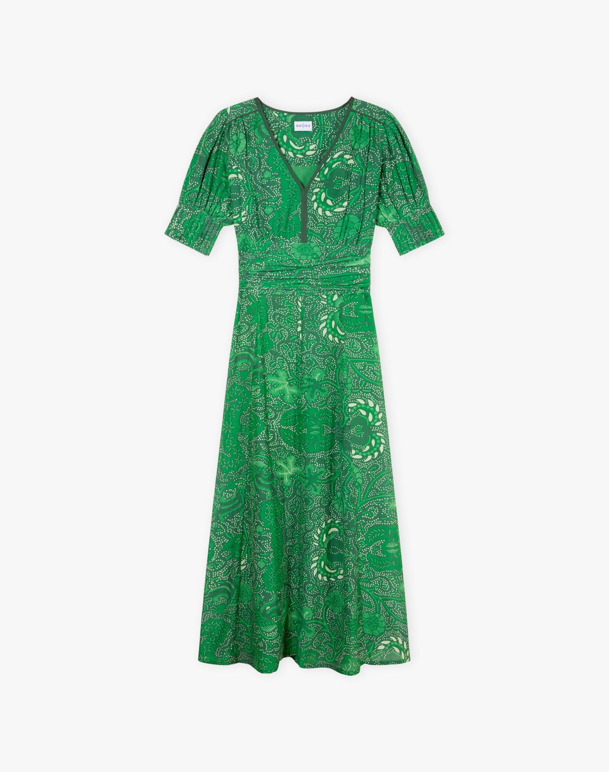 Silk Cotton Batik Print Dress