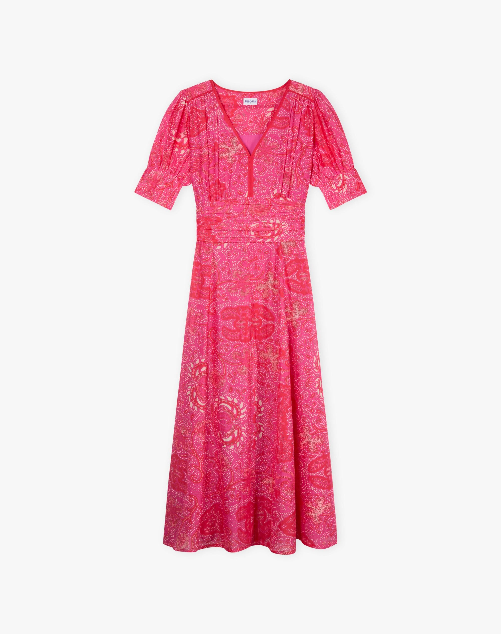 Silk Cotton Batik Print Dress