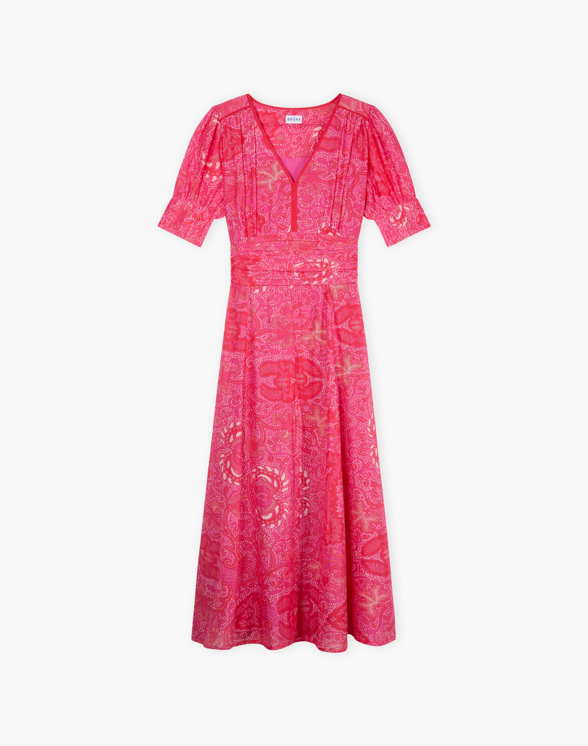 Silk Cotton Batik Print Dress