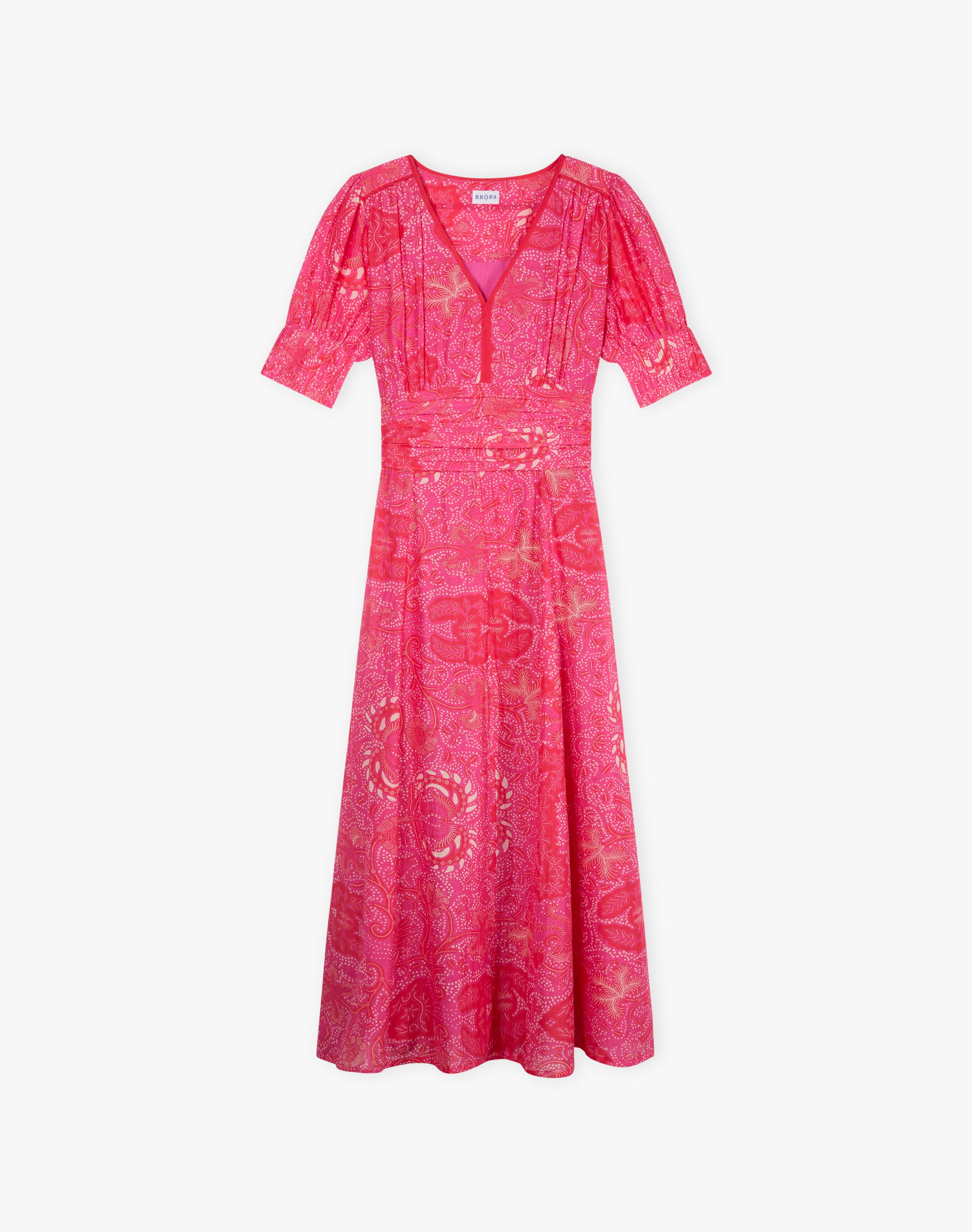 Silk Cotton Batik Print Dress
