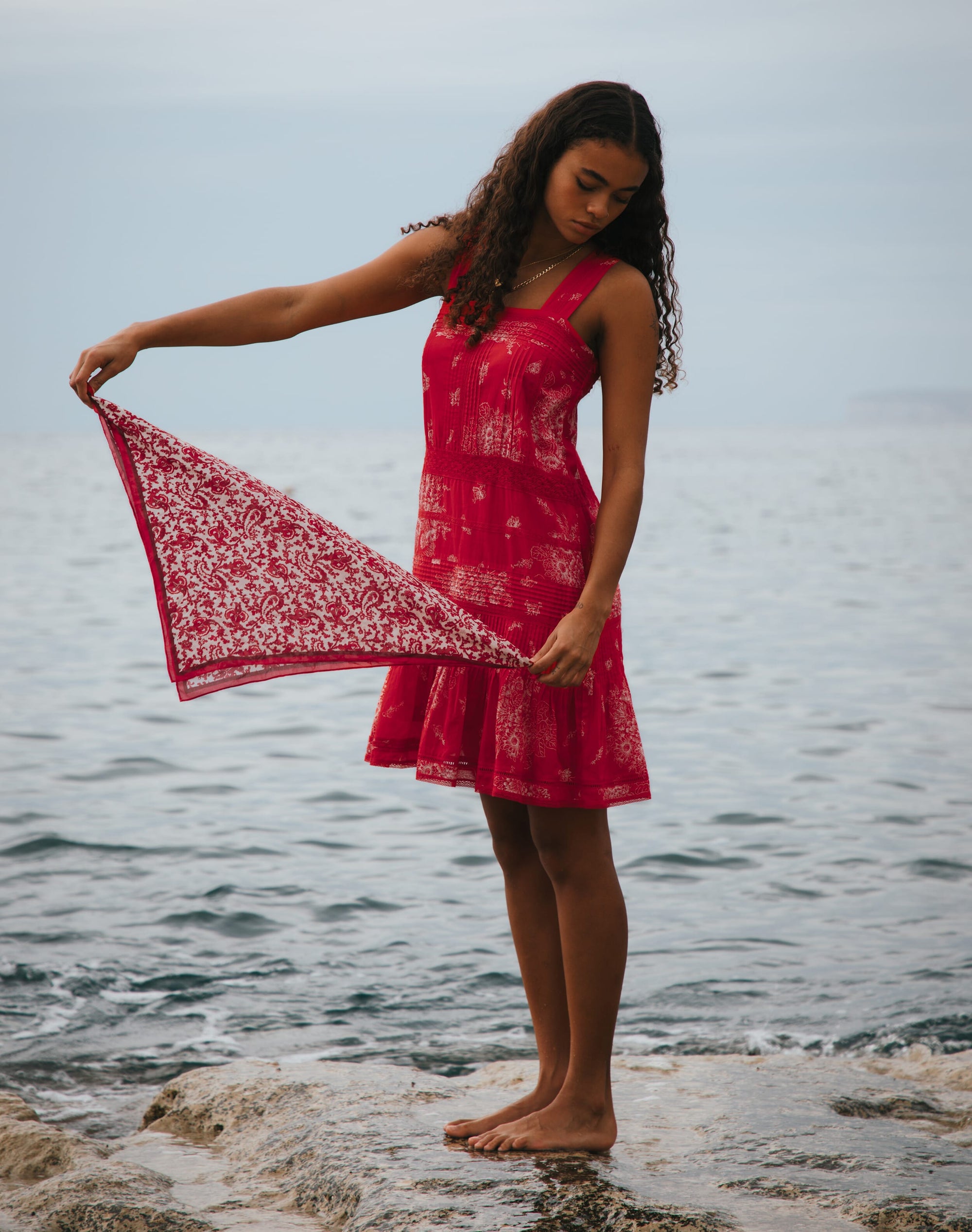 Organic Cotton Pintuck Sundress