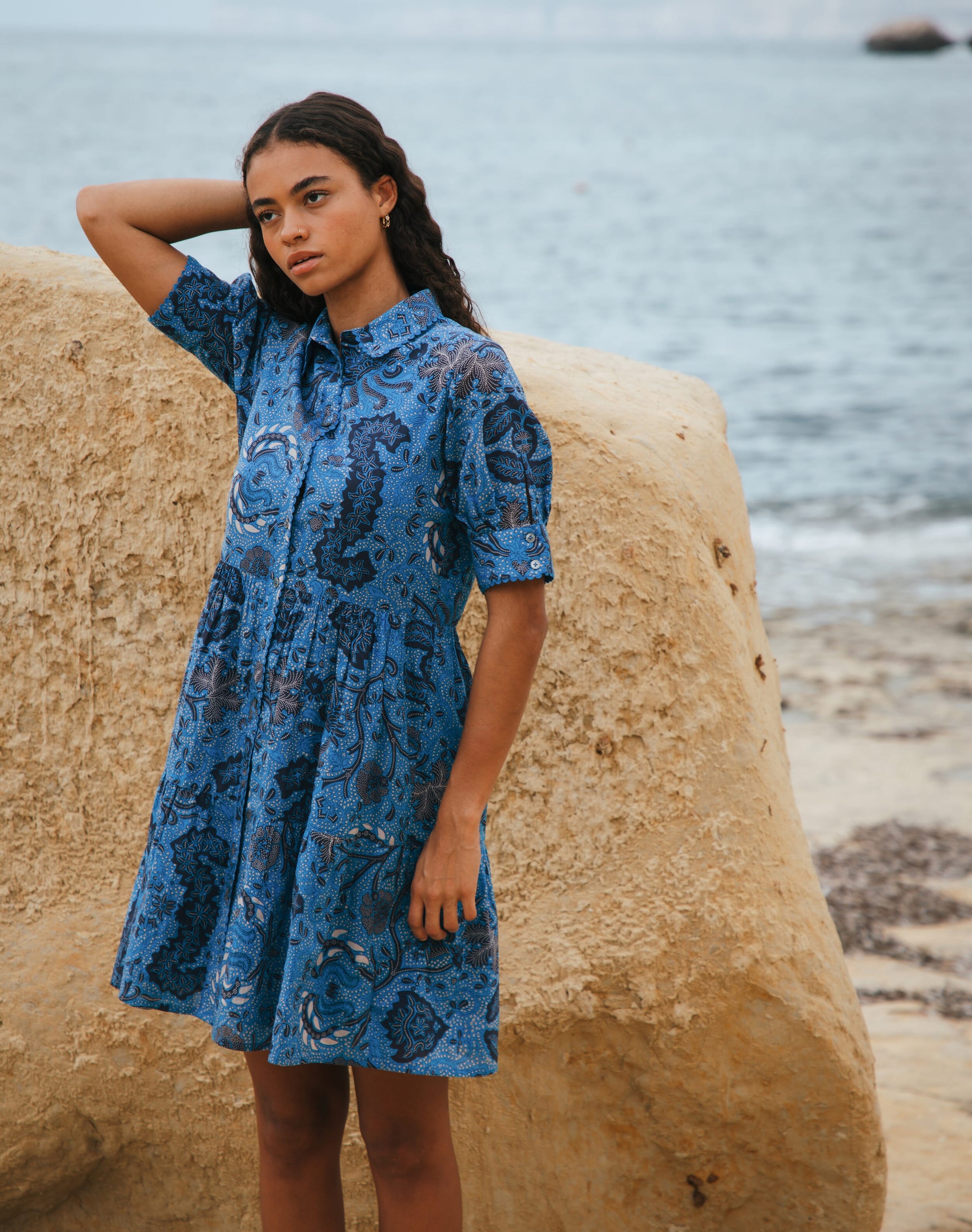 Organic Cotton Tiered Dress