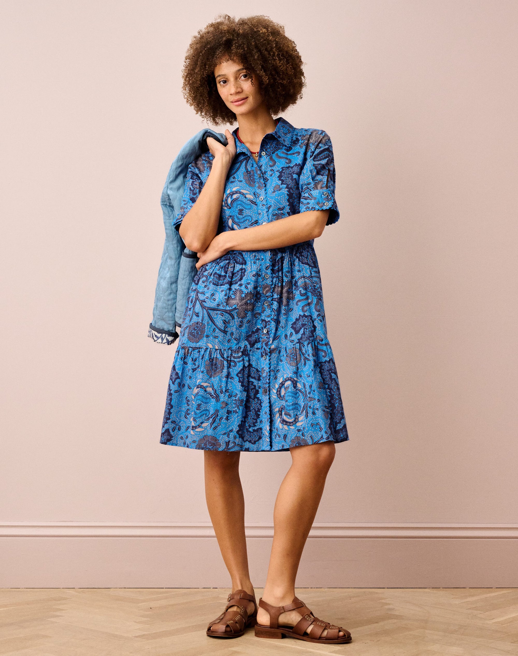 Organic Cotton Tiered Dress