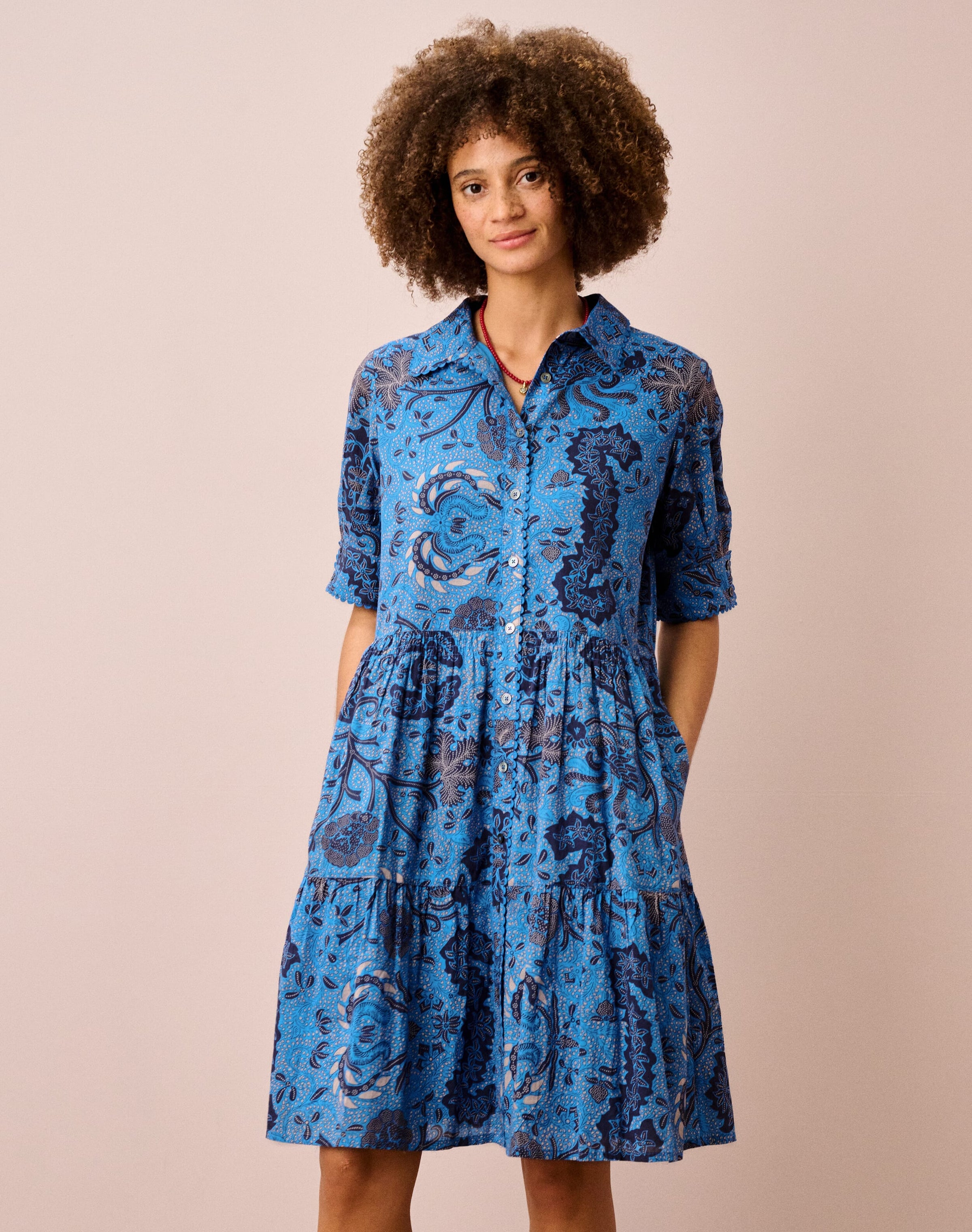 Organic Cotton Tiered Dress