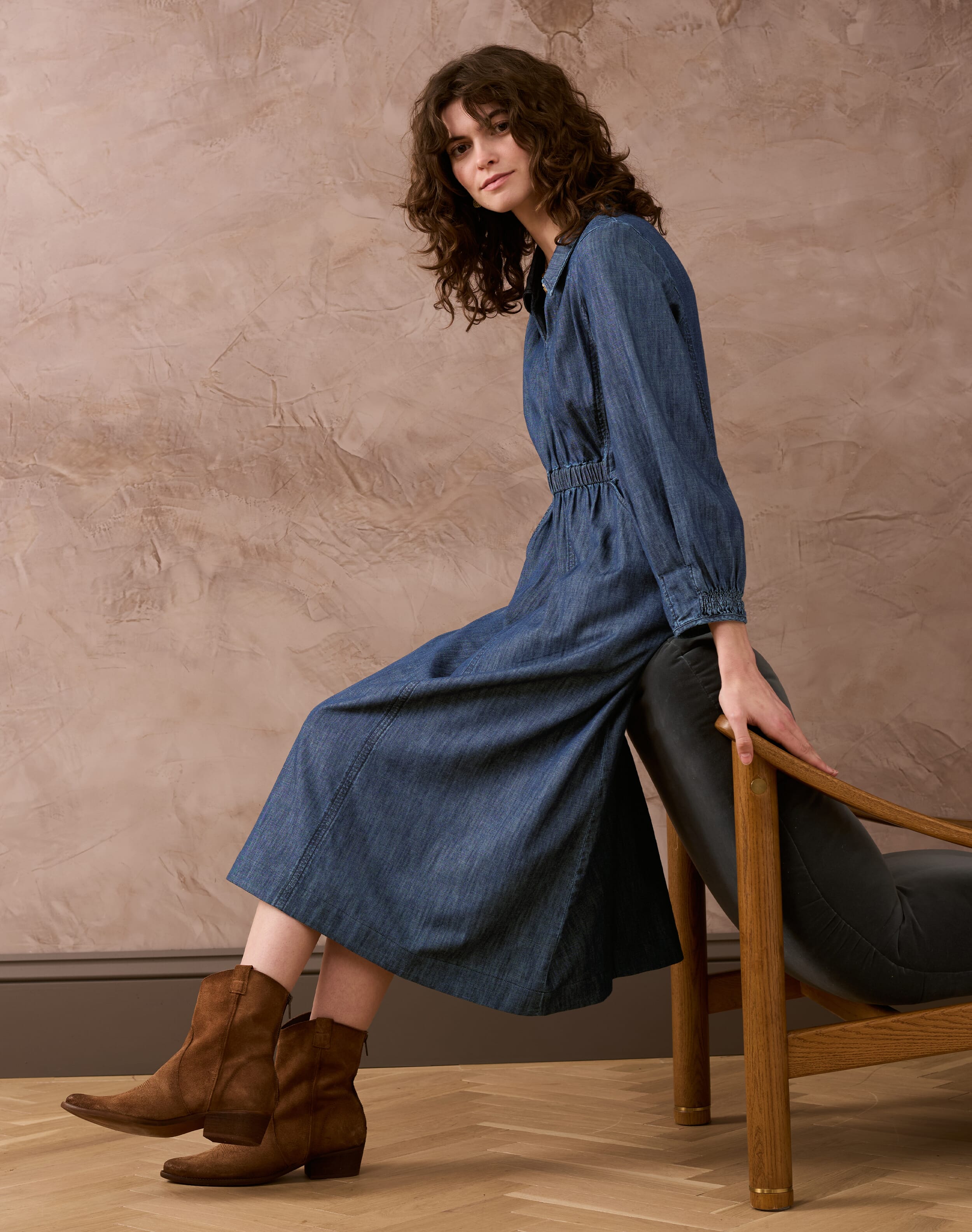 Denim Utility Dress