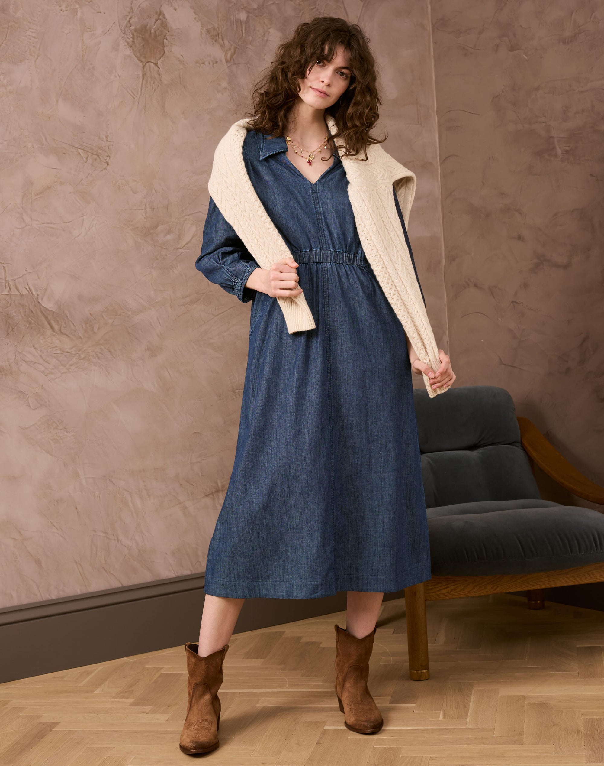 Denim Utility Dress
