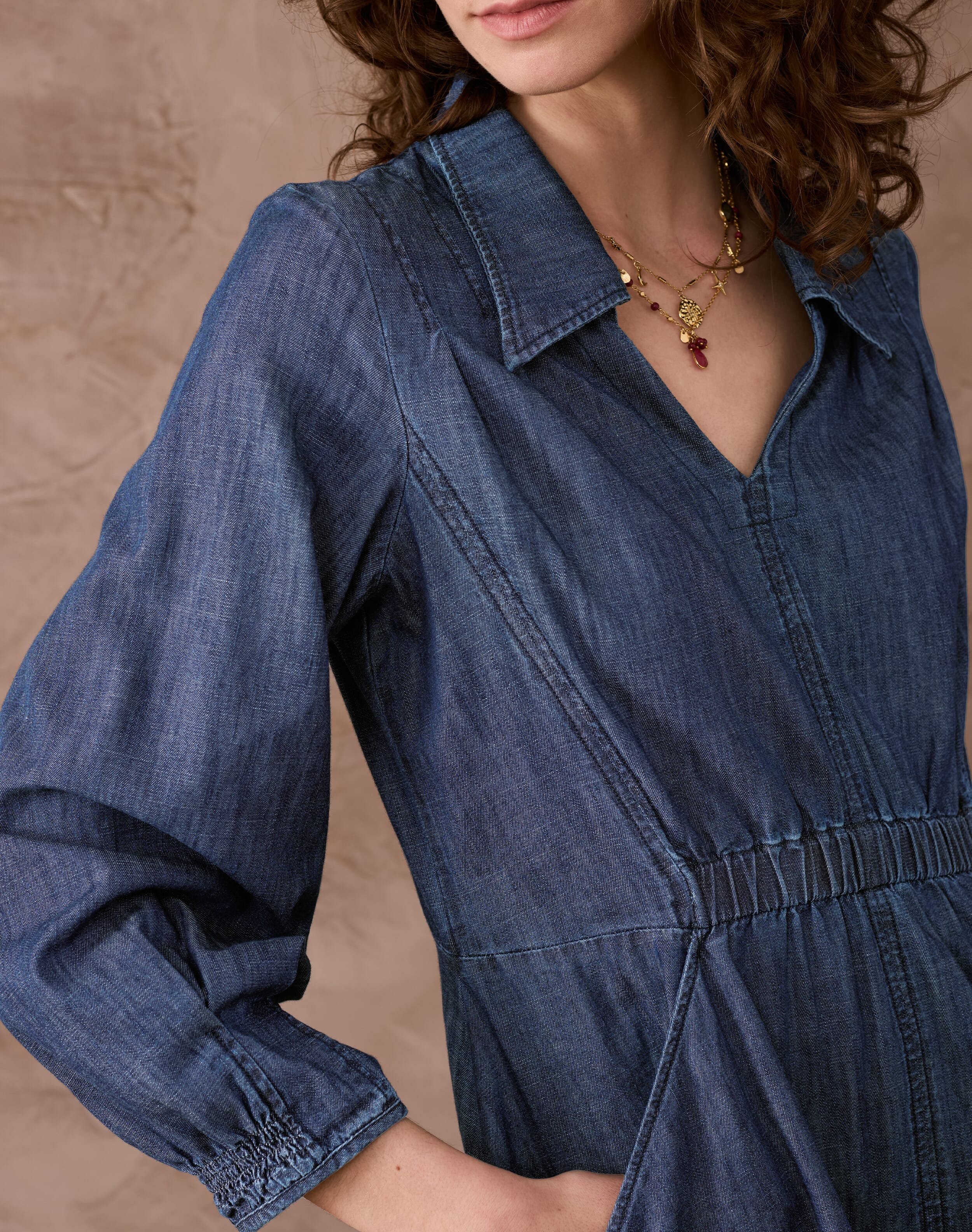 Denim Utility Dress