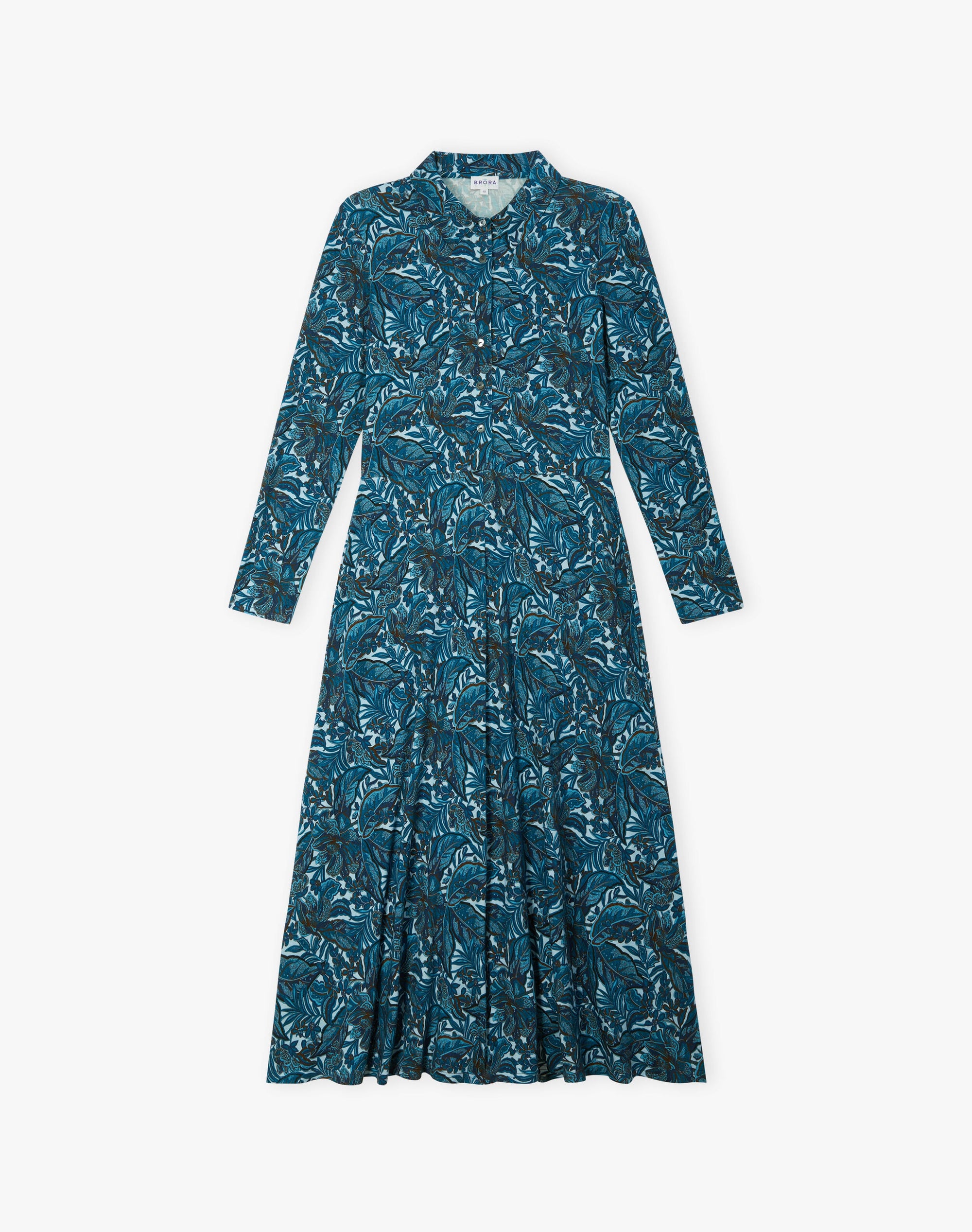 Liberty Print Jersey Shirt Dress