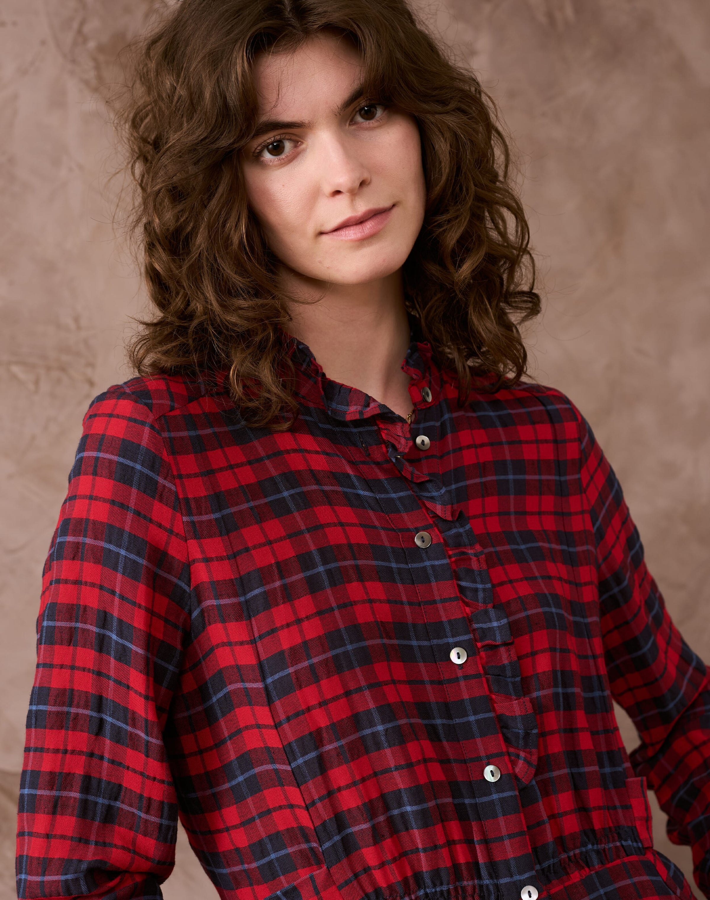 Plaid Shirt Dress
