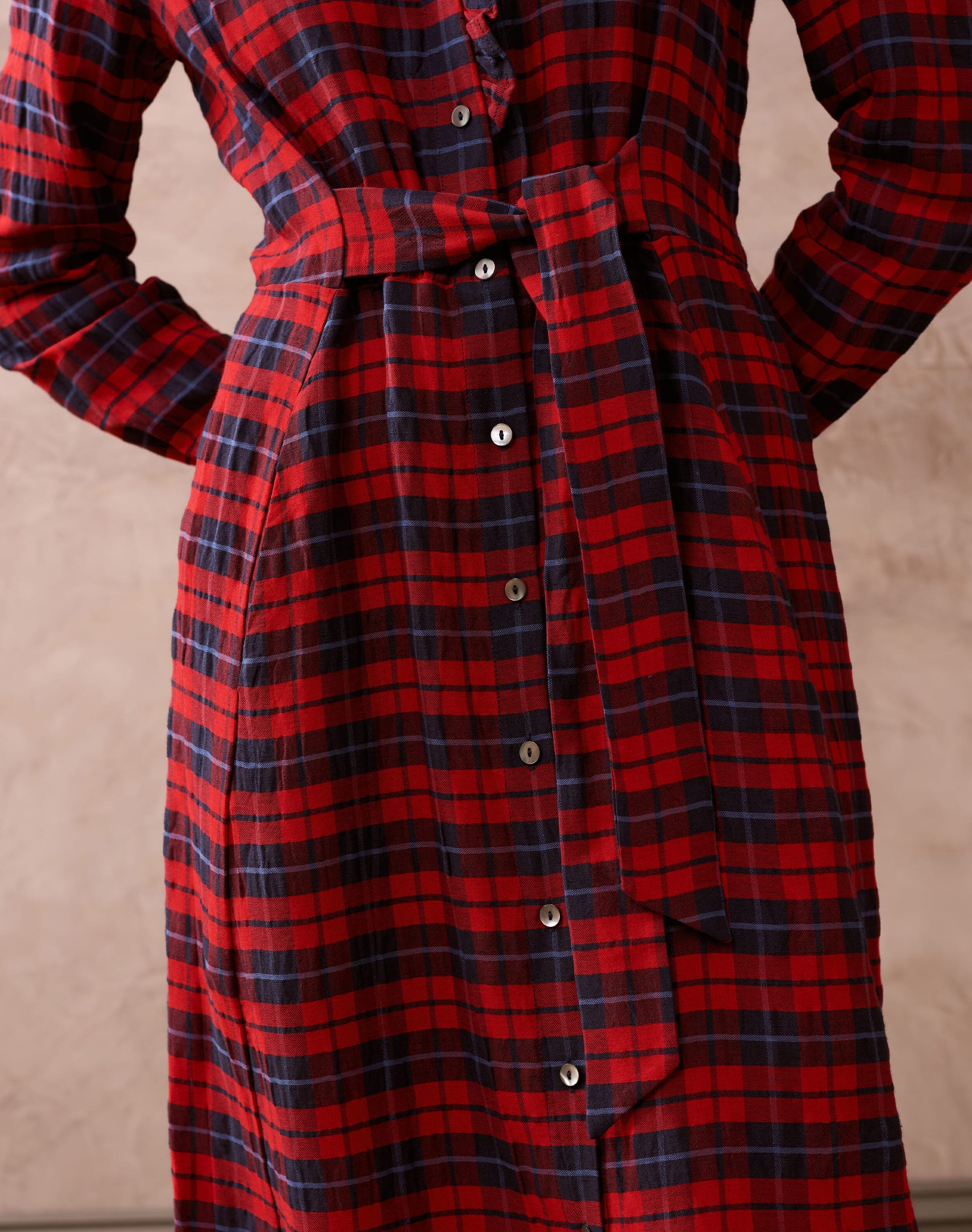 Plaid Shirt Dress