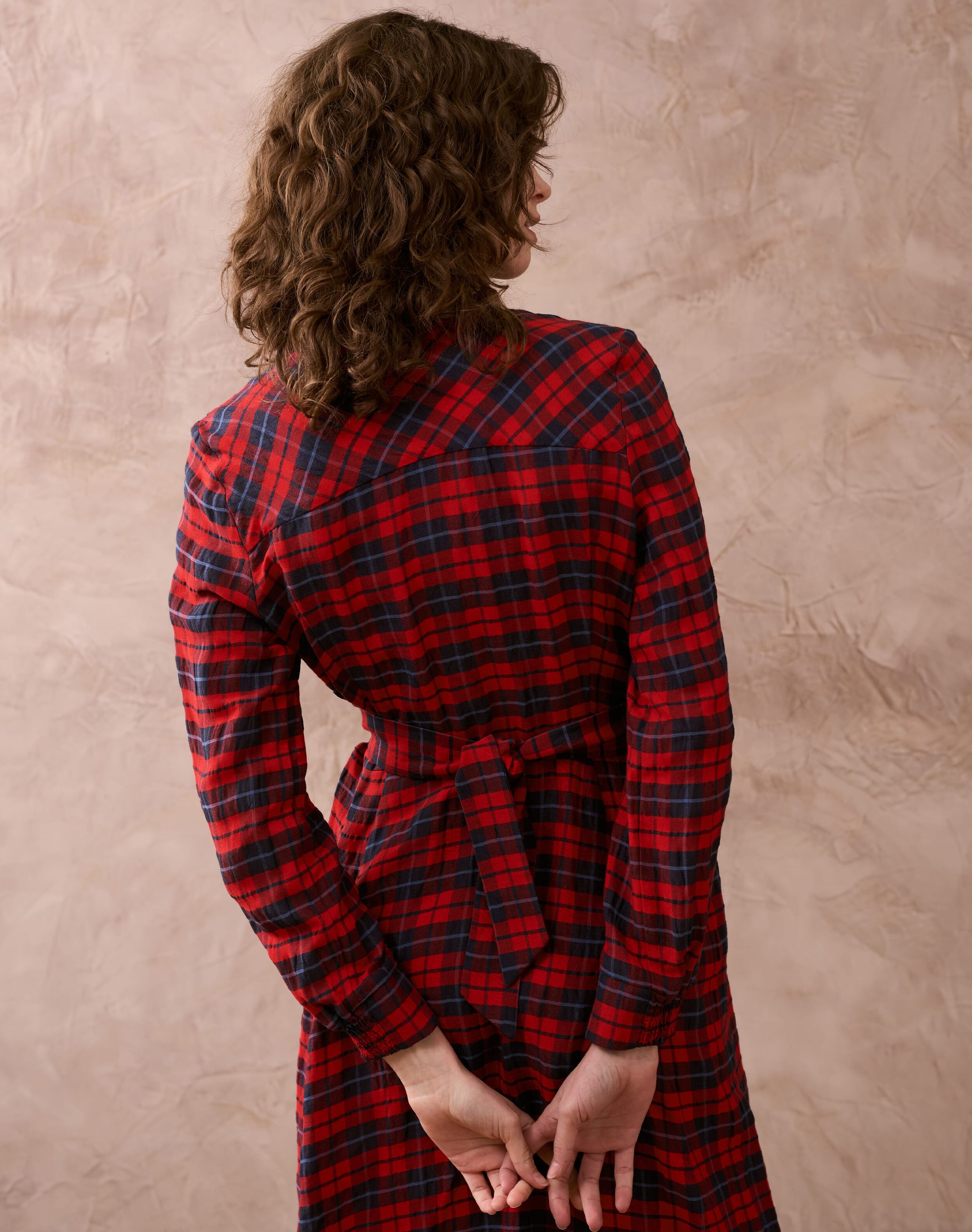 Plaid Shirt Dress