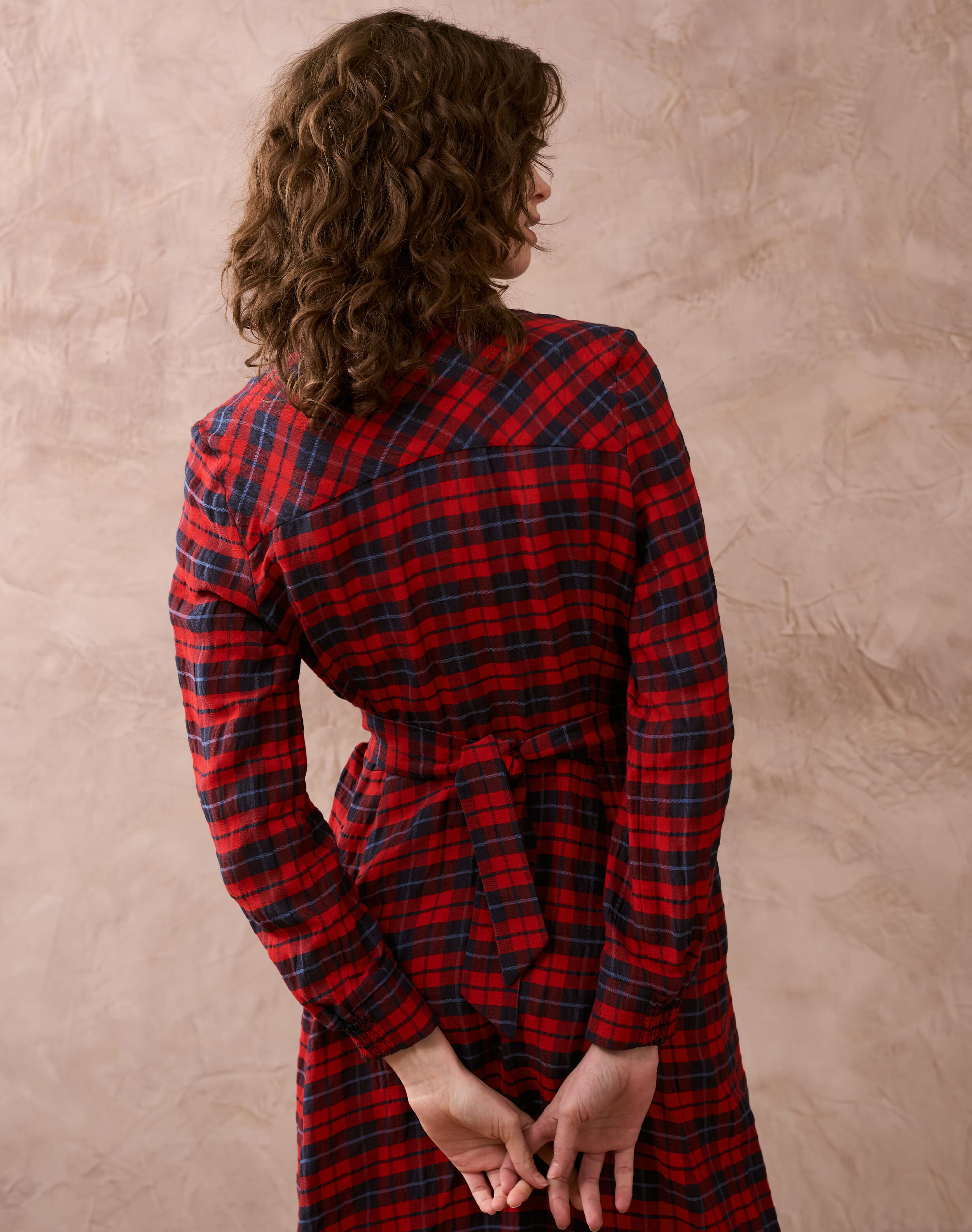 Plaid Shirt Dress