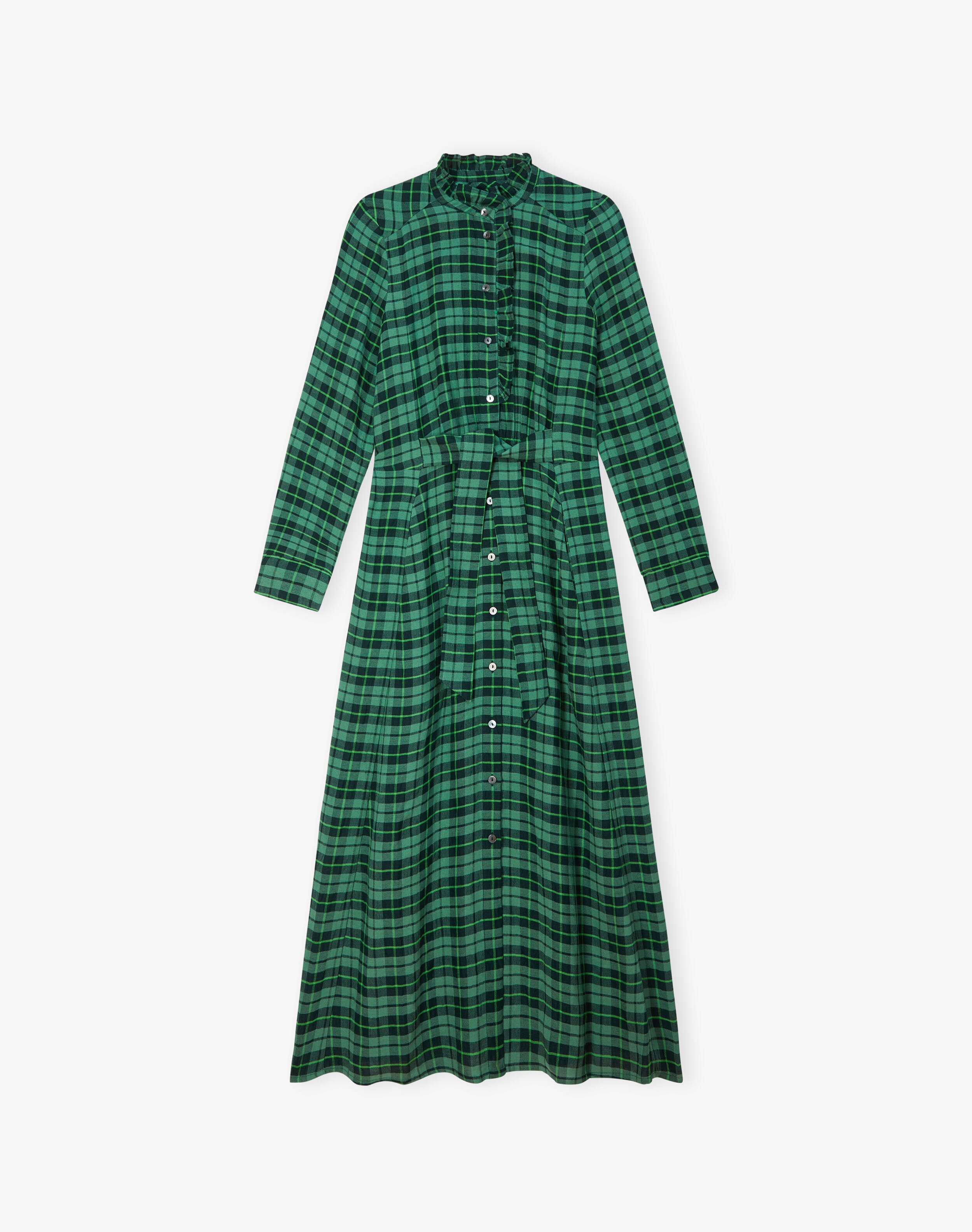 Plaid Shirt Dress