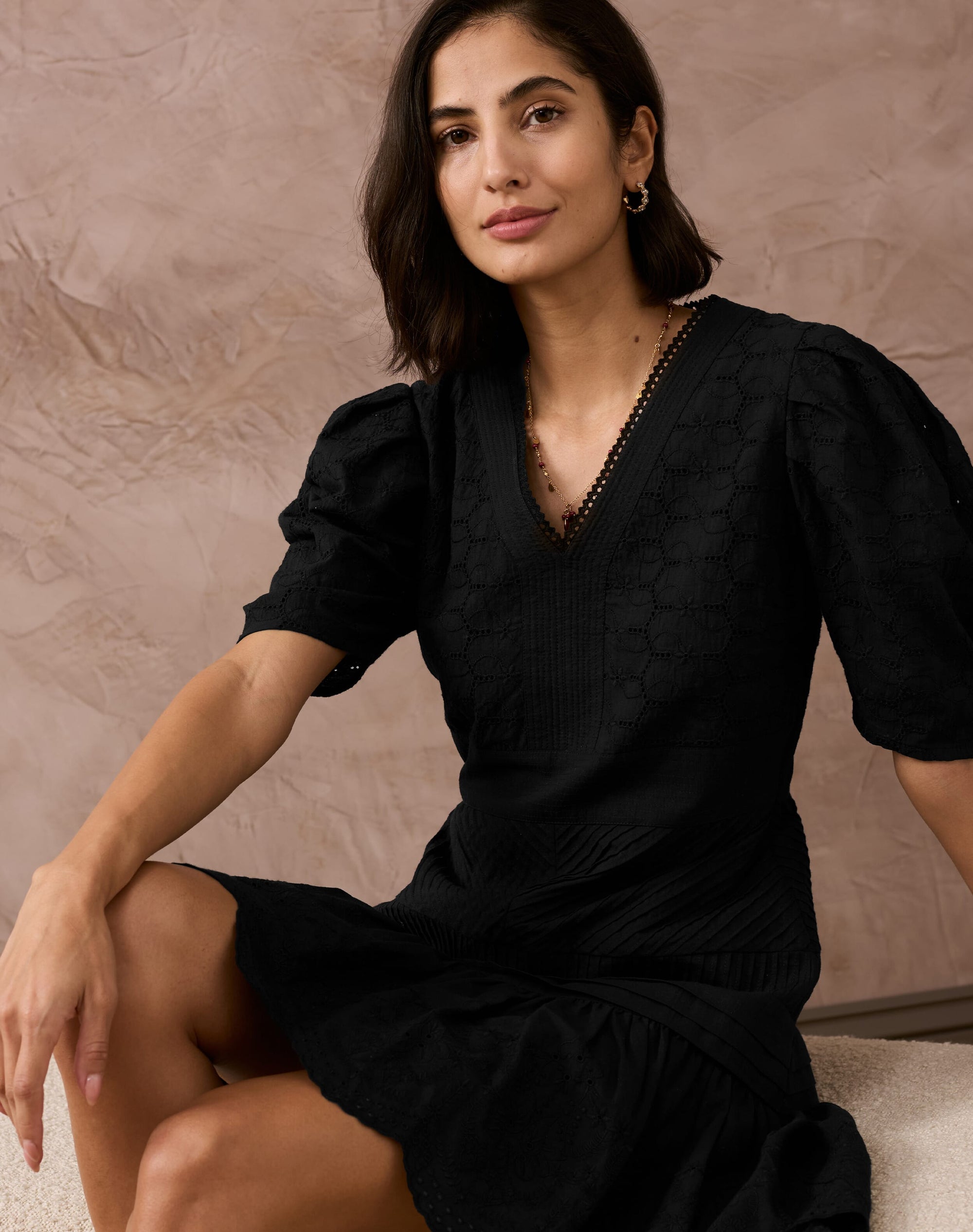 Broderie Anglaise Dress