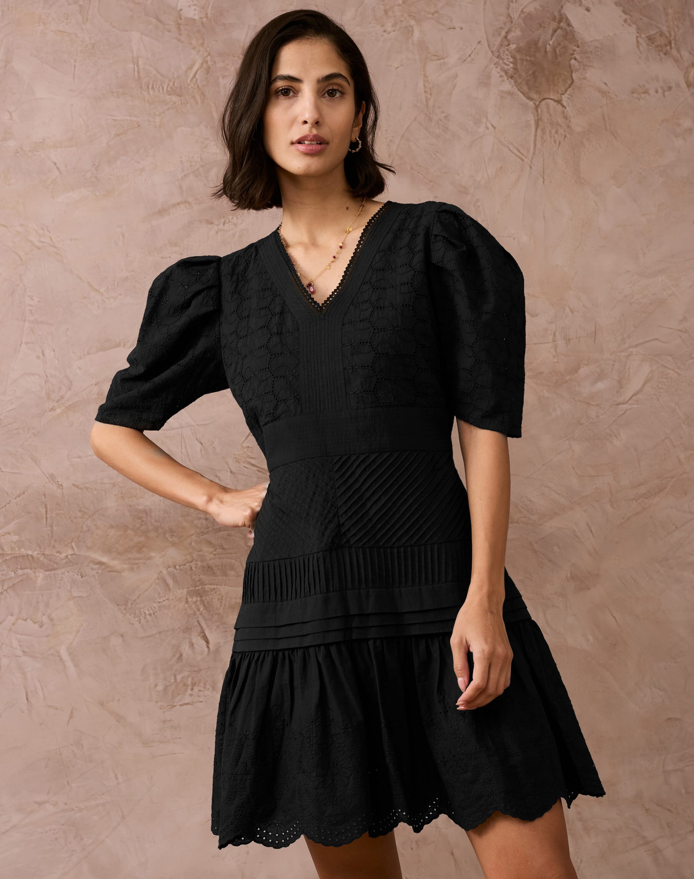 Broderie Anglaise Dress