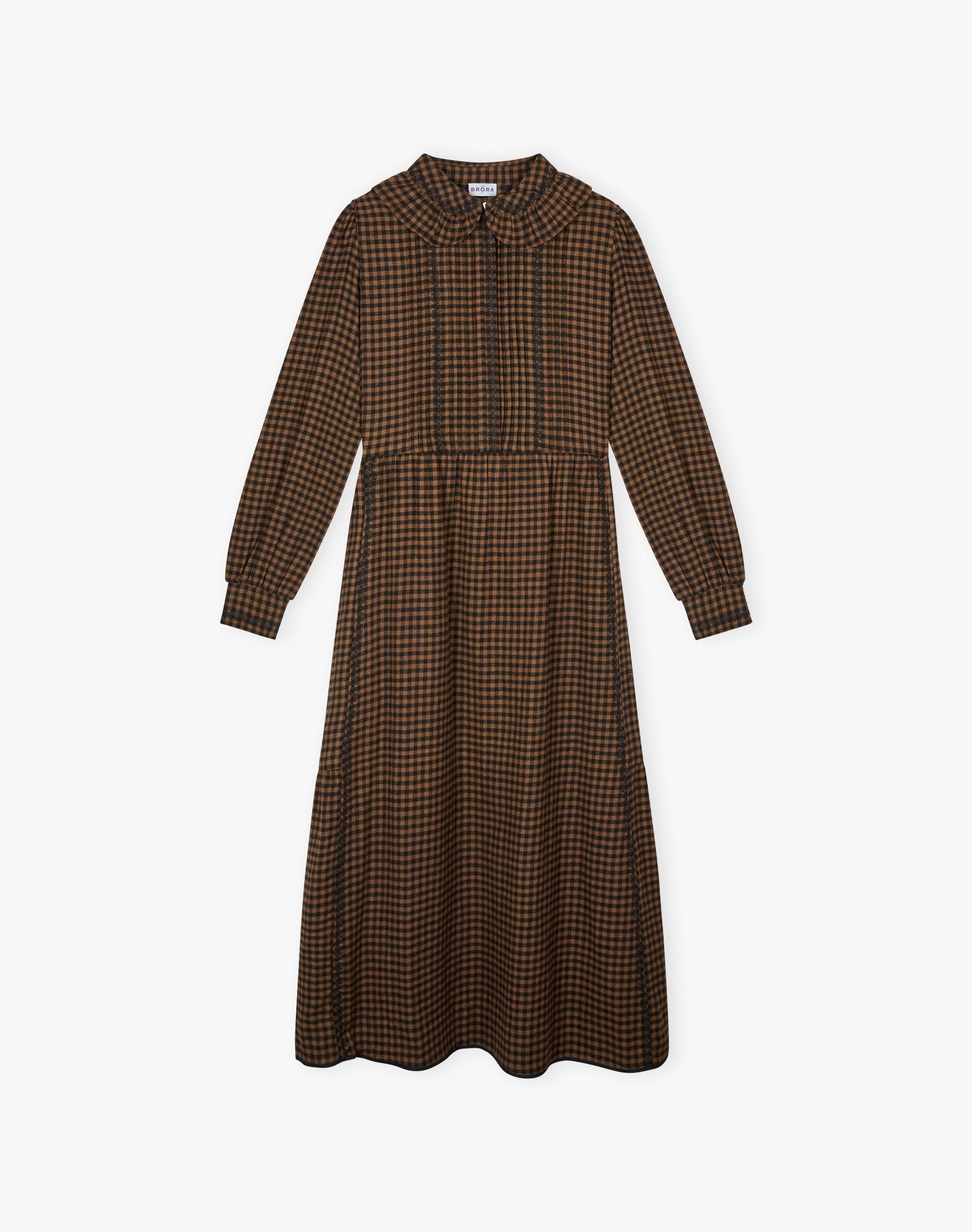 Brushed Cotton Gingham Dress