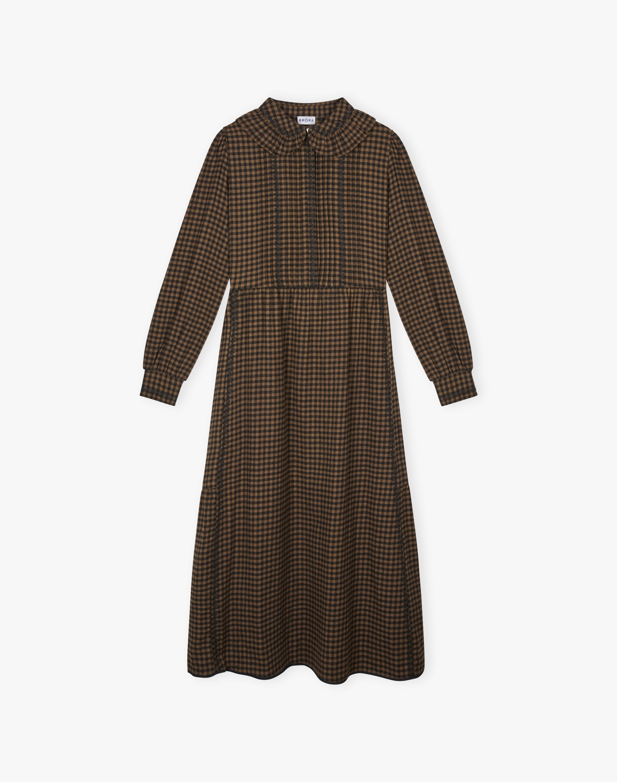 Brushed Cotton Gingham Dress