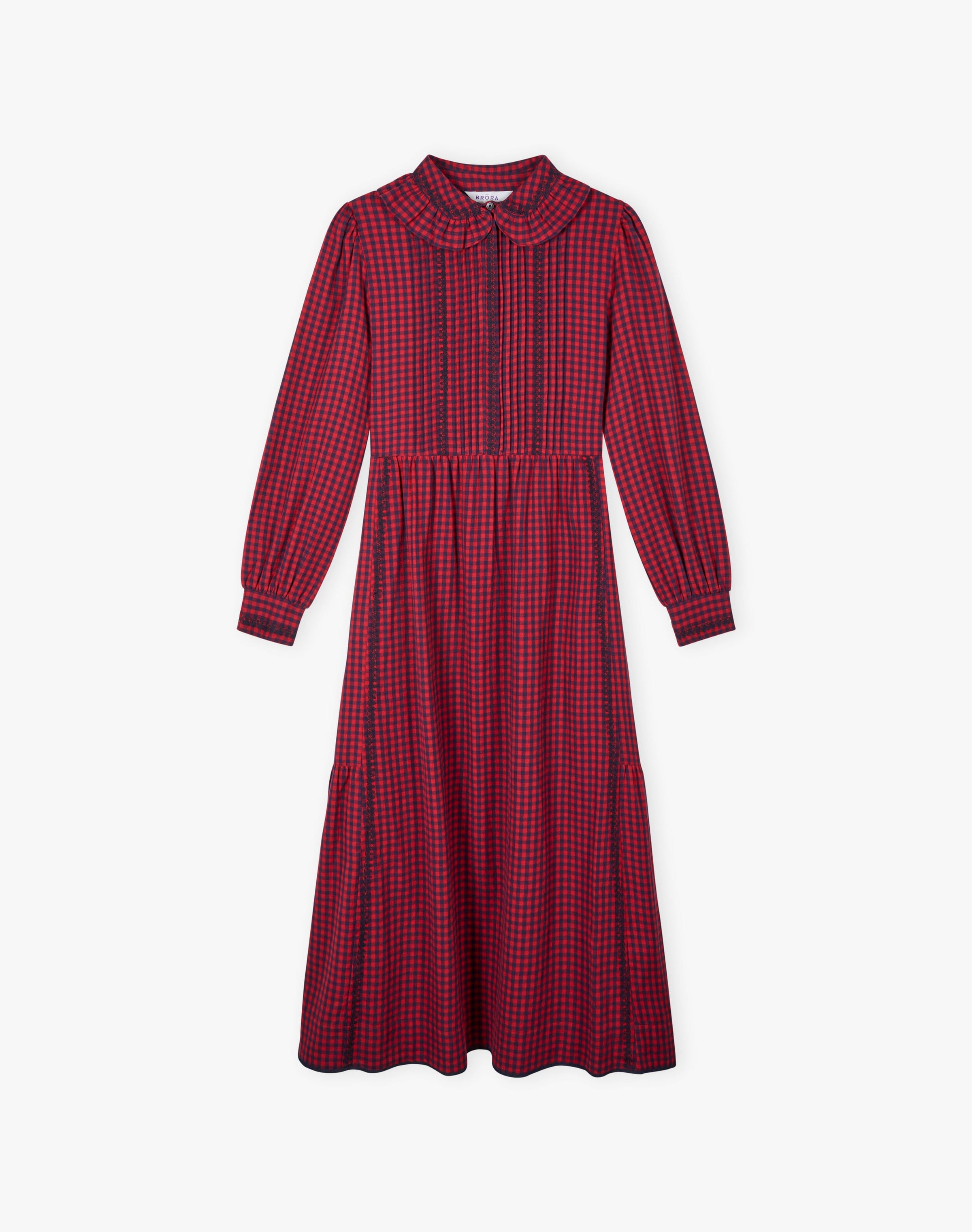 Brushed Cotton Gingham Dress