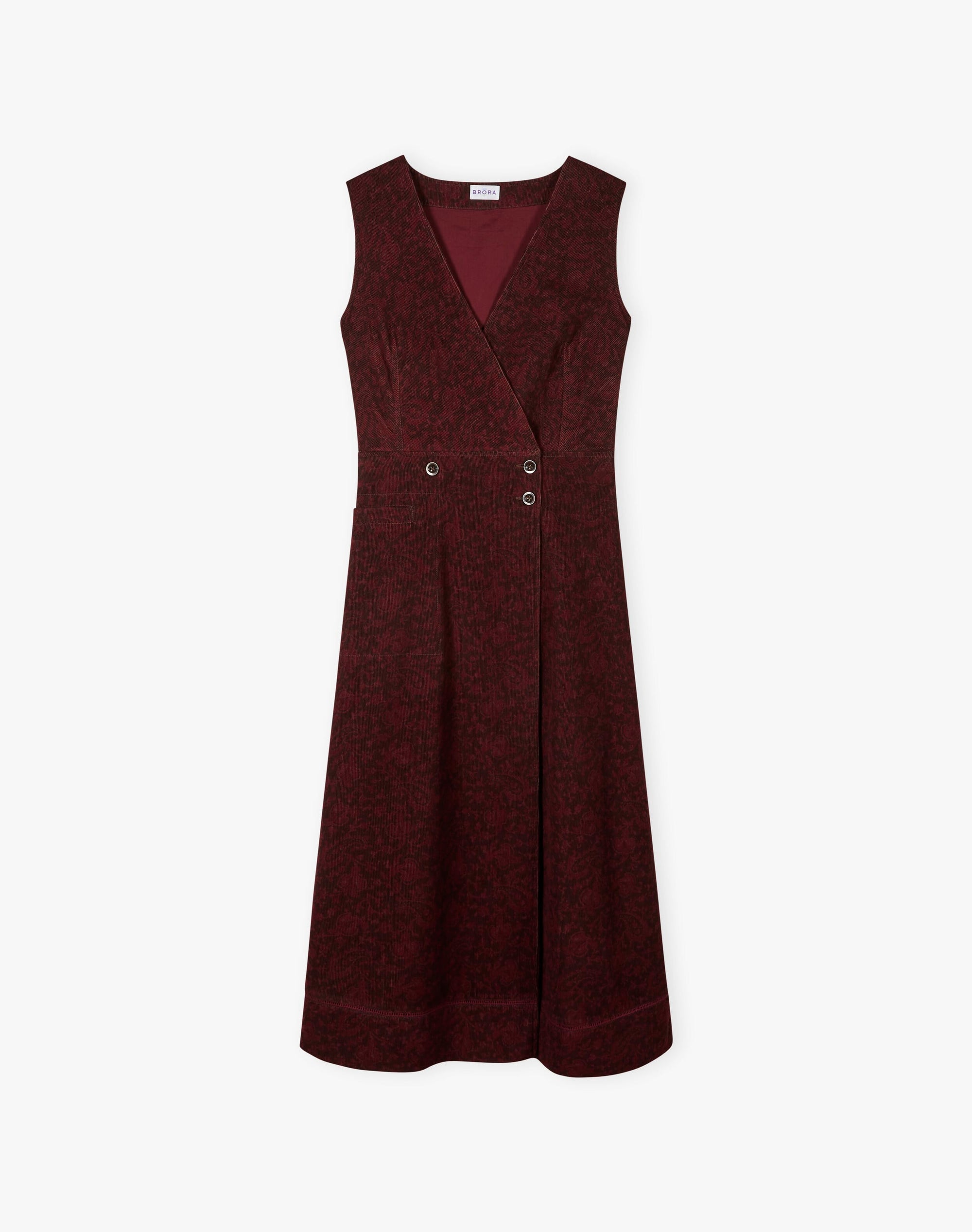 Organic Needlecord Pinafore