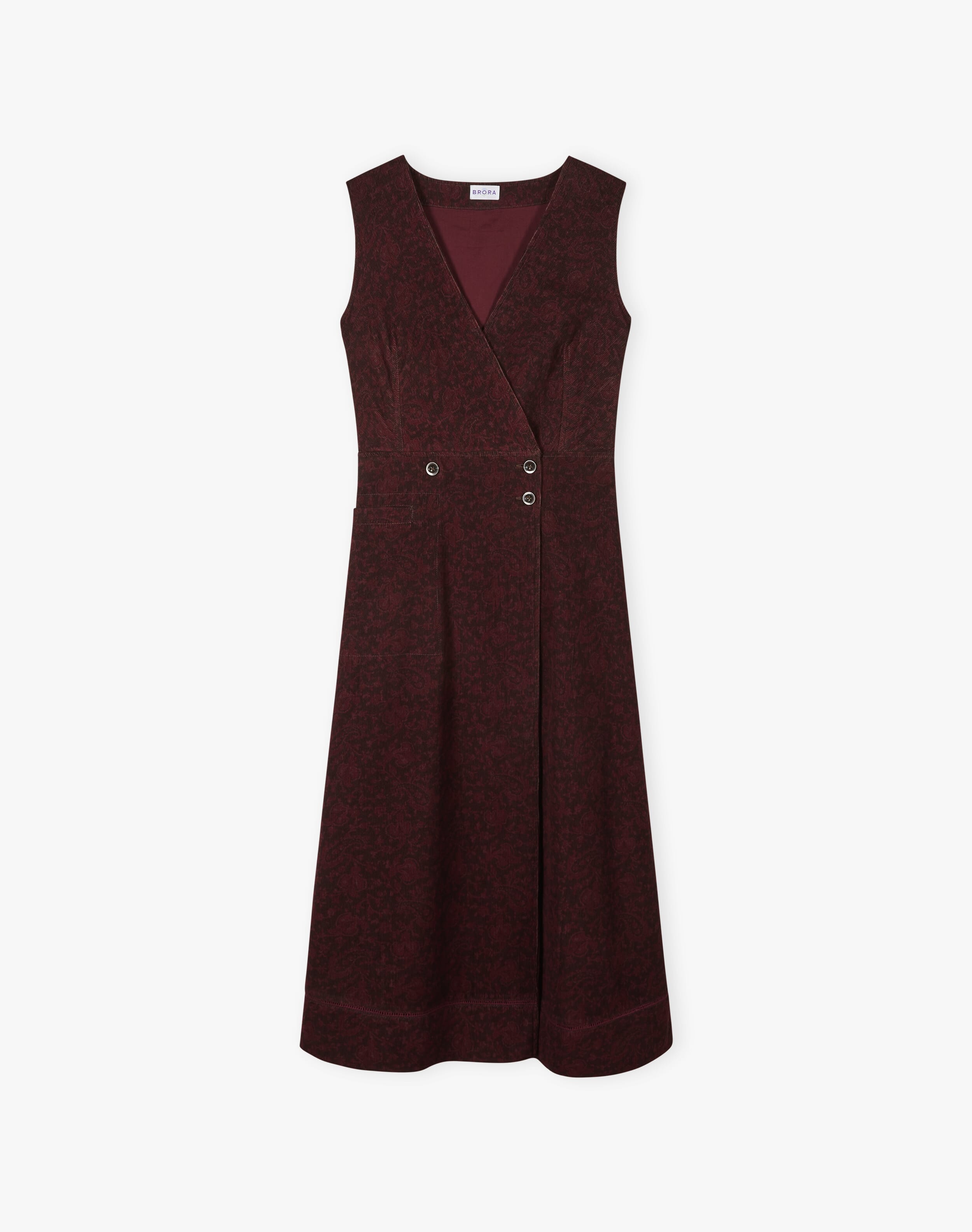 Organic Needlecord Pinafore