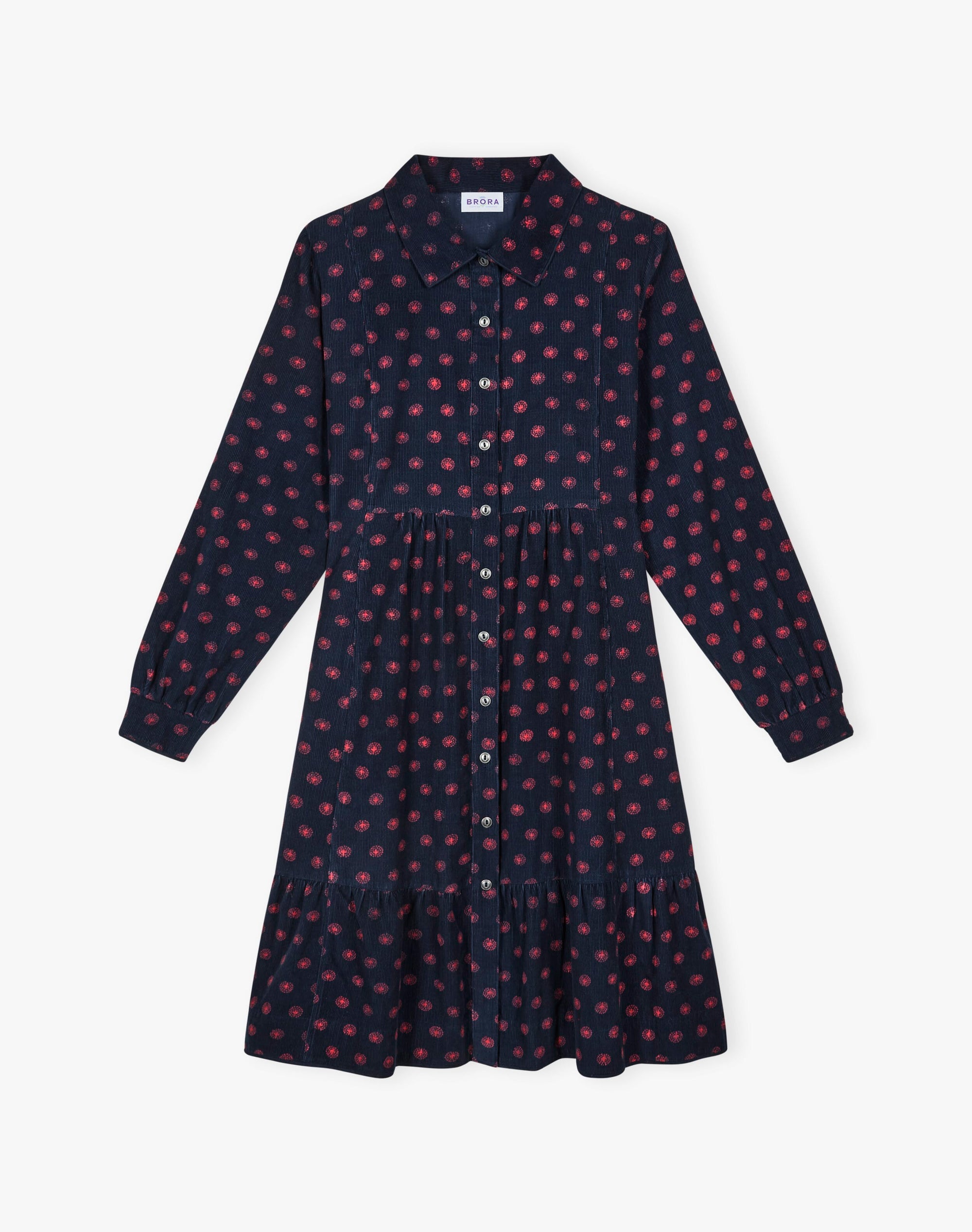 Organic Needlecord Shirt Dress