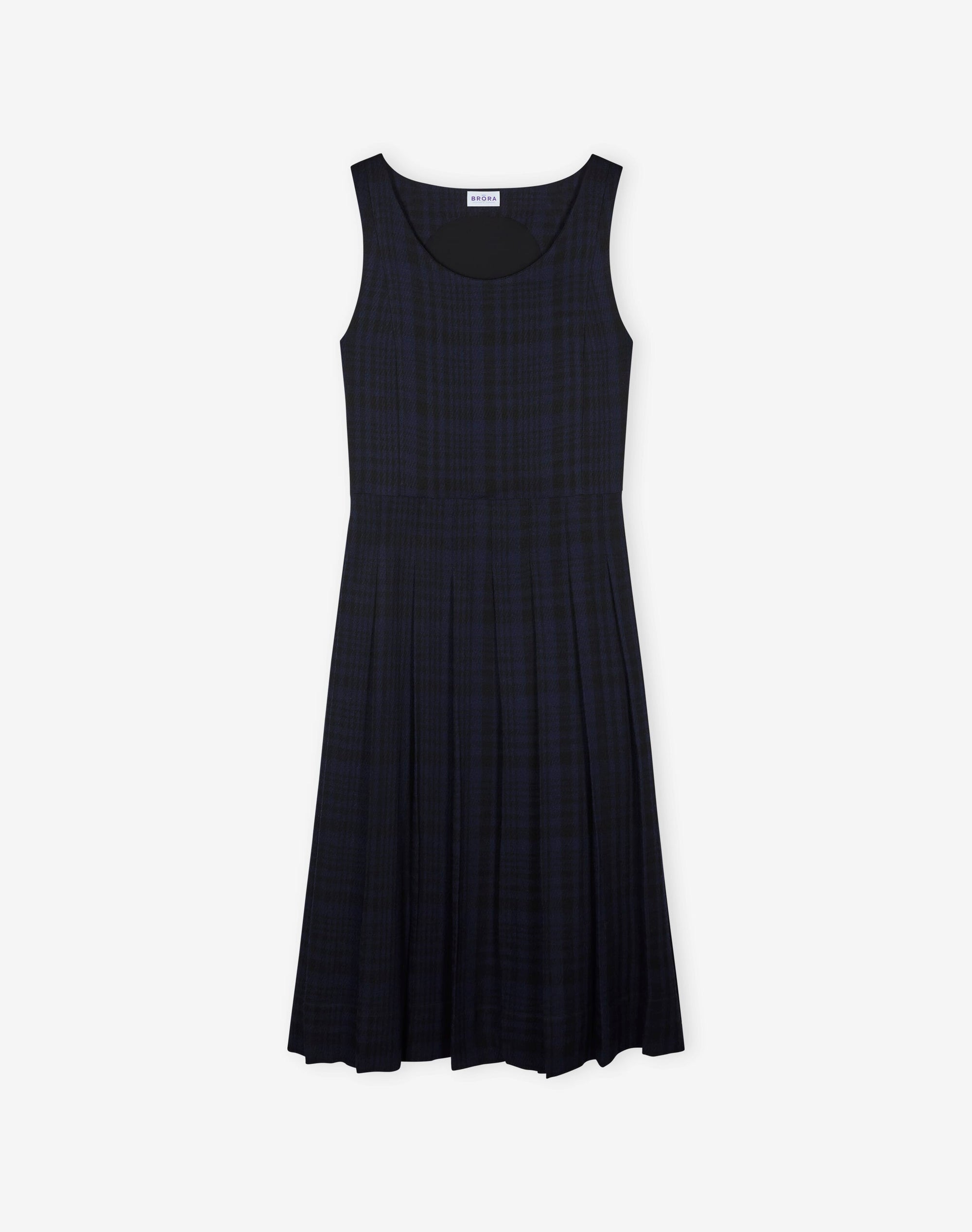 Check Pleated Pinafore