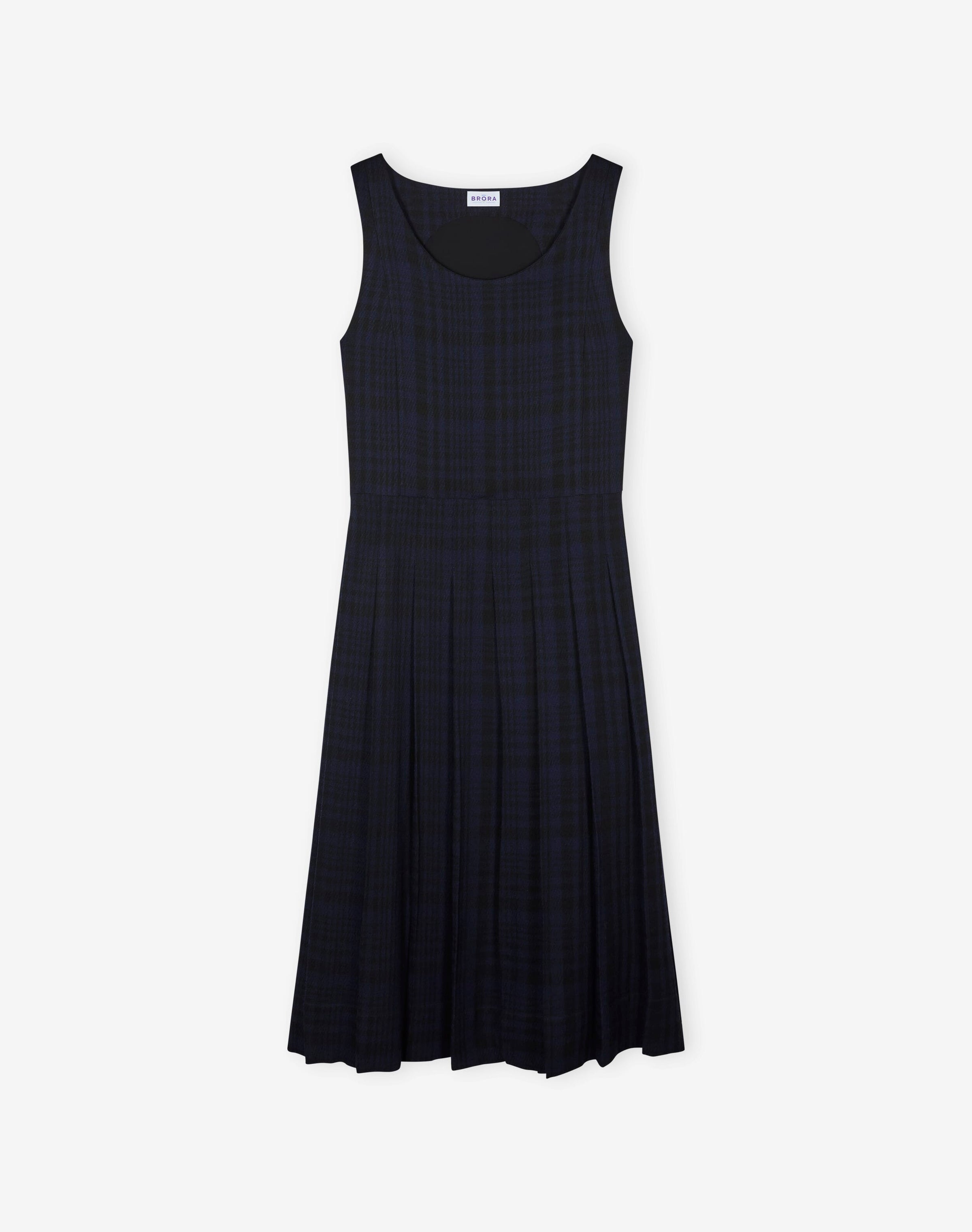 Check Pleated Pinafore