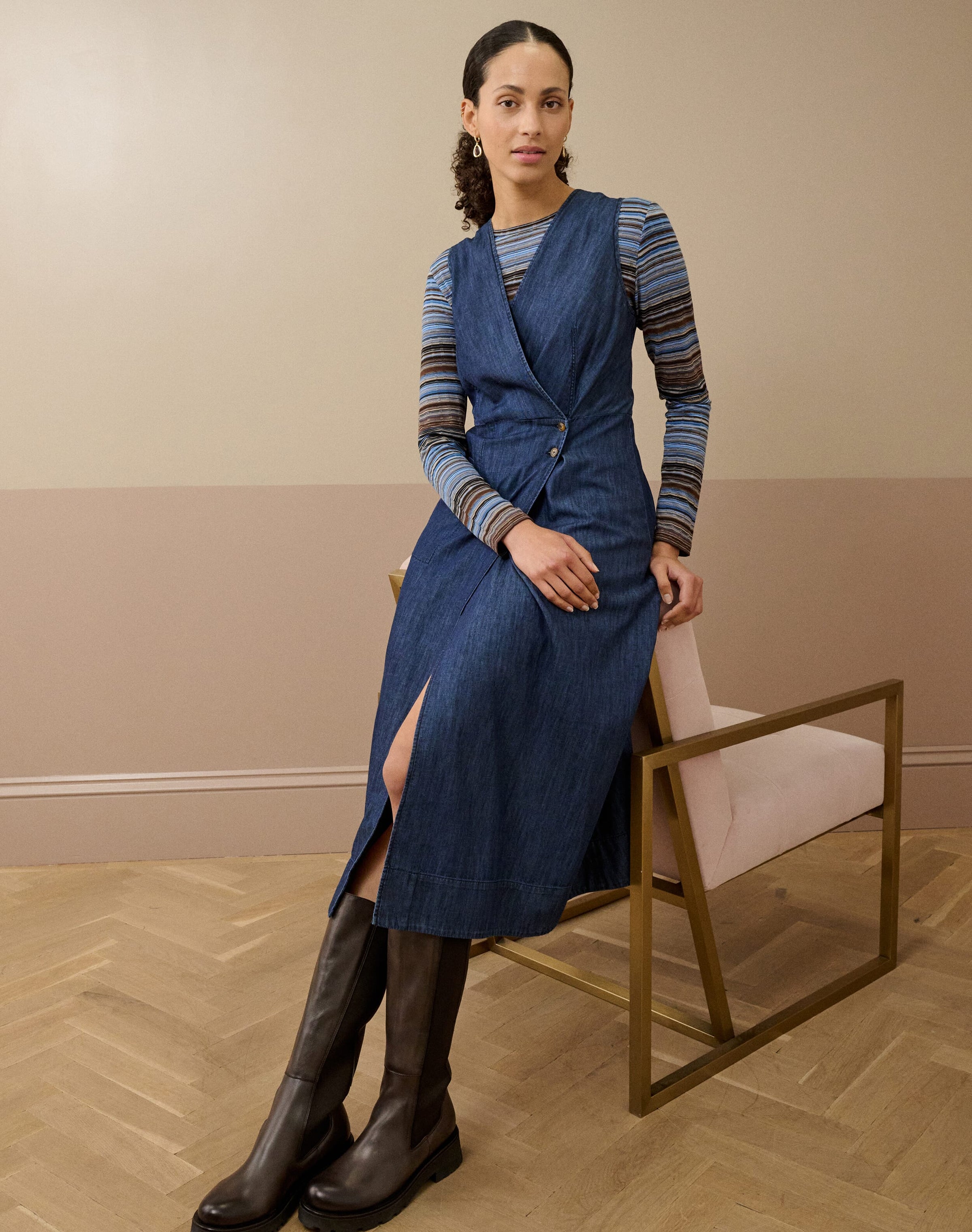 Denim Pinafore