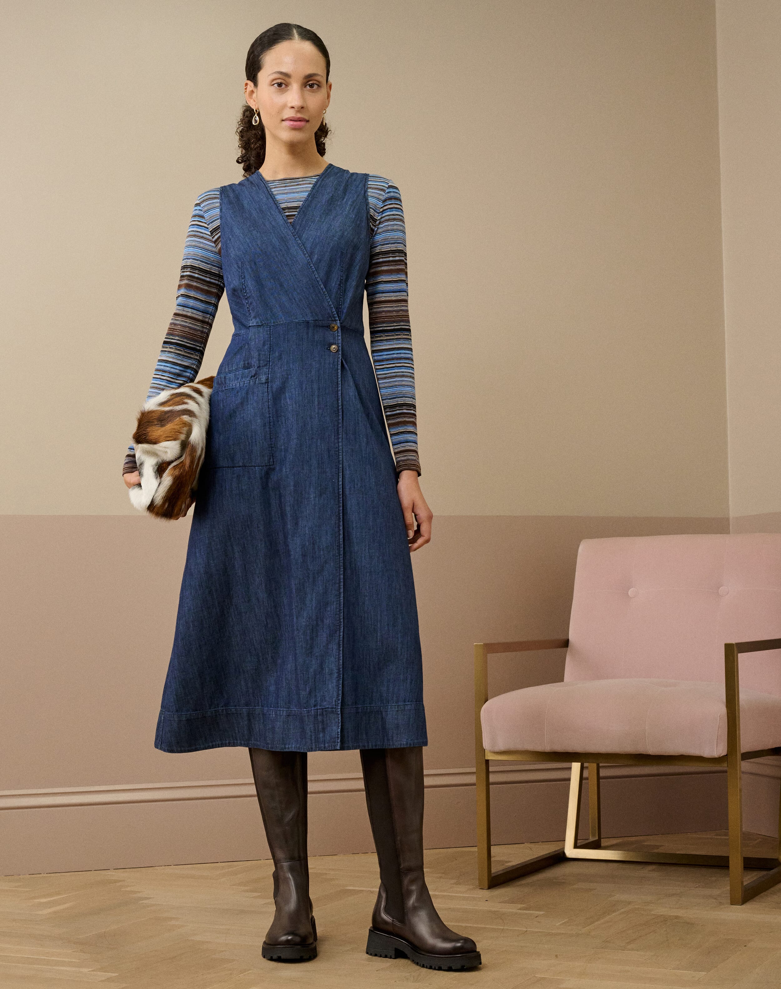 Denim Pinafore