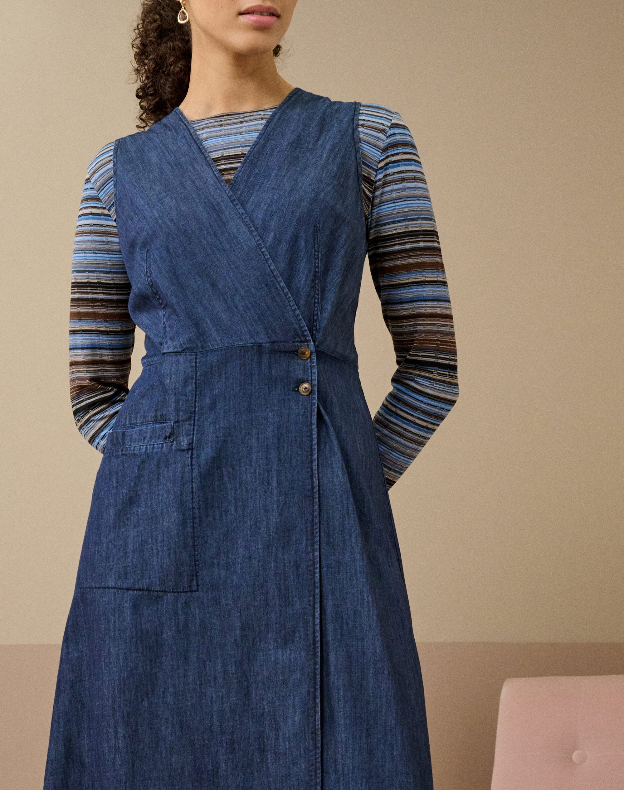 Denim Pinafore