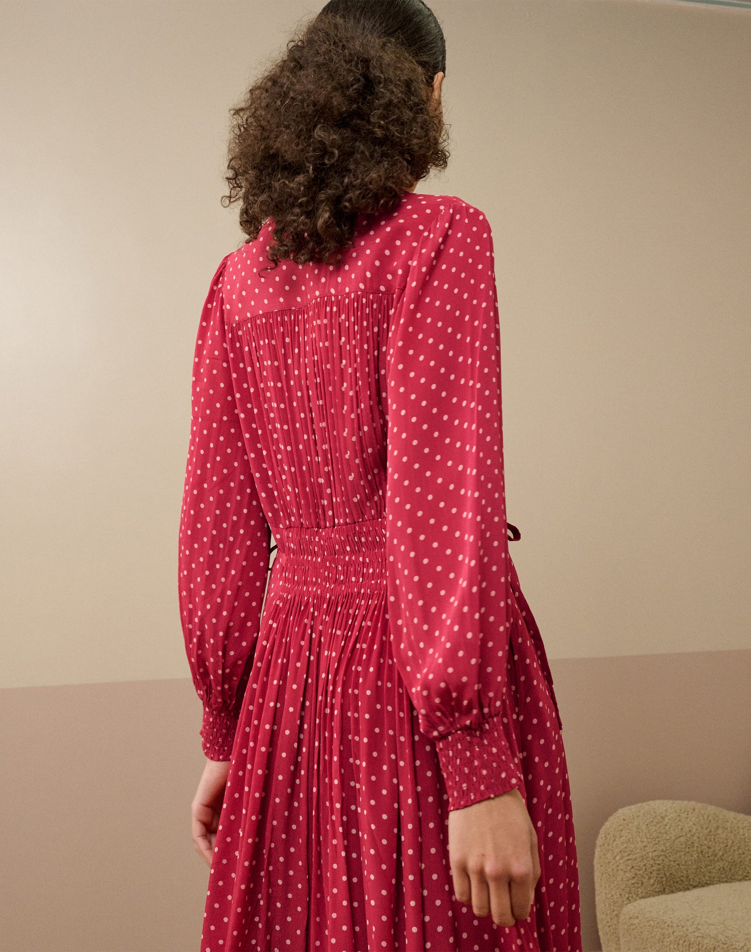 Polka Dot Shirt Dress