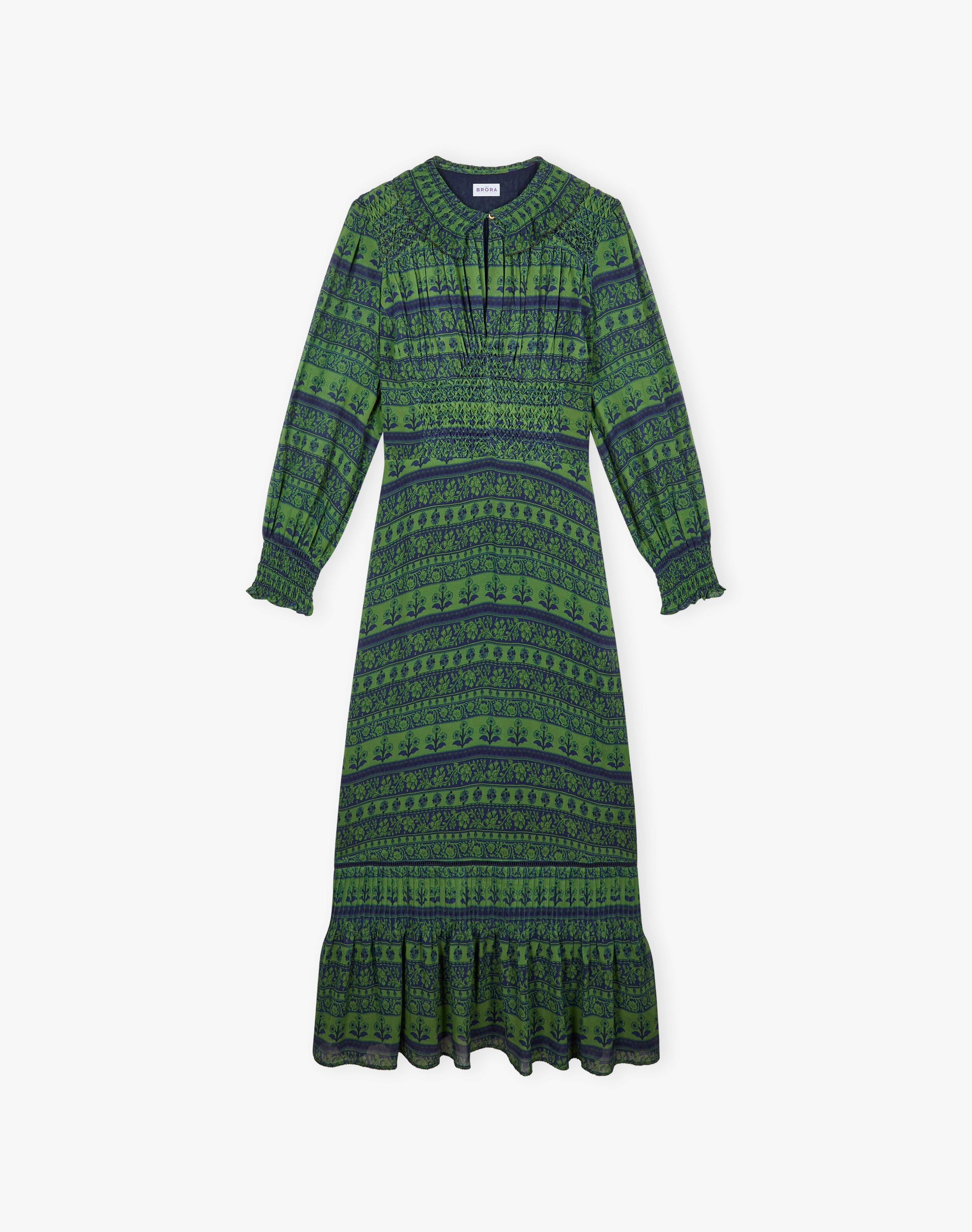 Silk Smocked Dress
