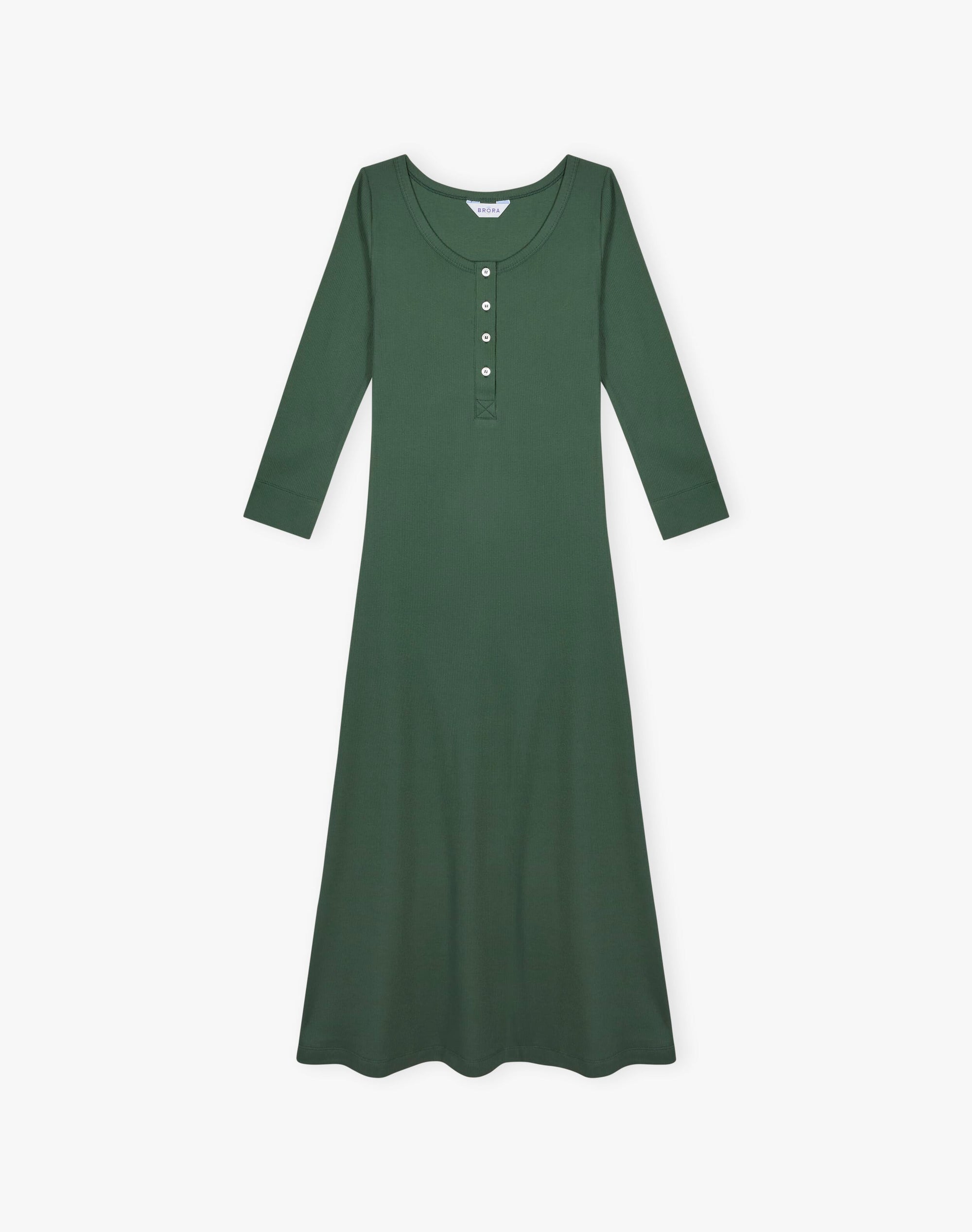 Organic Cotton Ribbed Jersey Dress