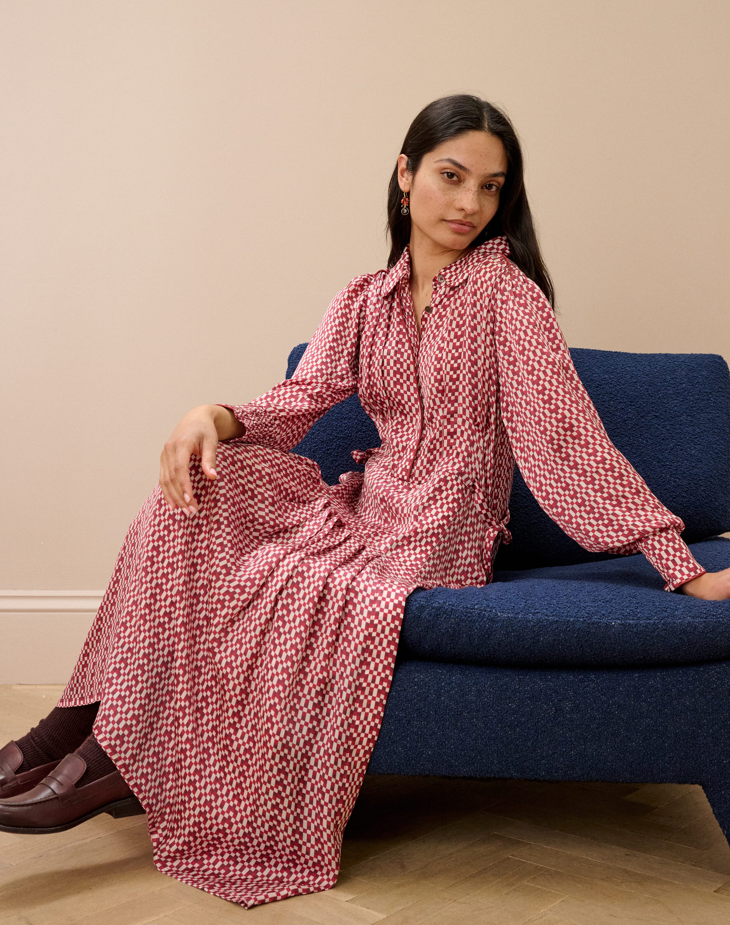 Checkerboard Shirtdress