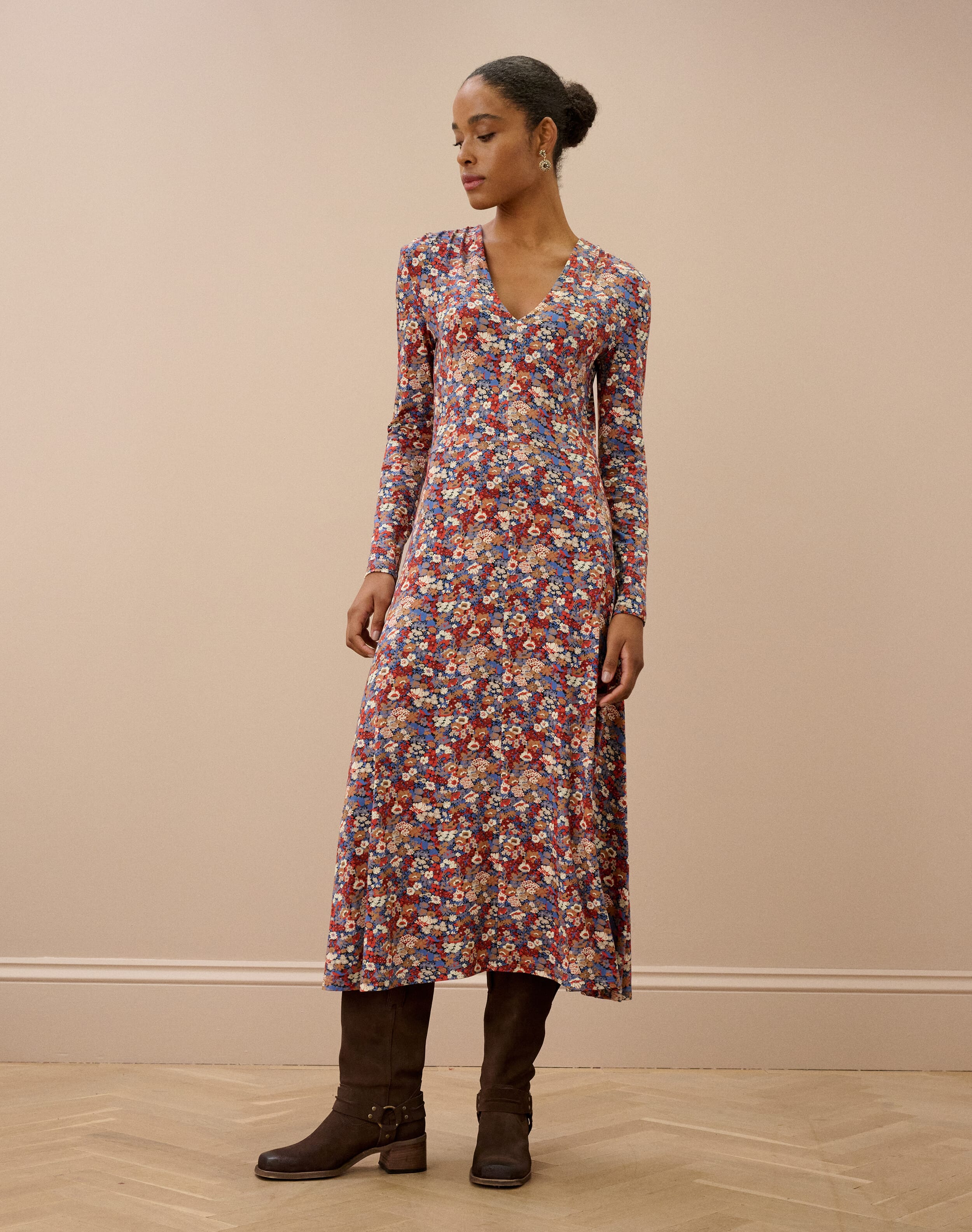 Liberty Print Jersey Dress