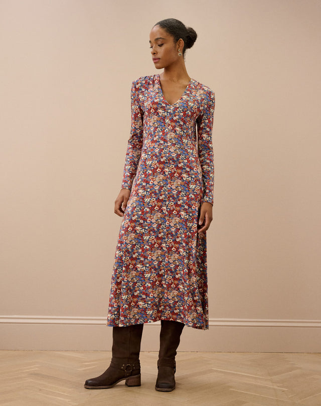 Liberty Print Jersey Dress