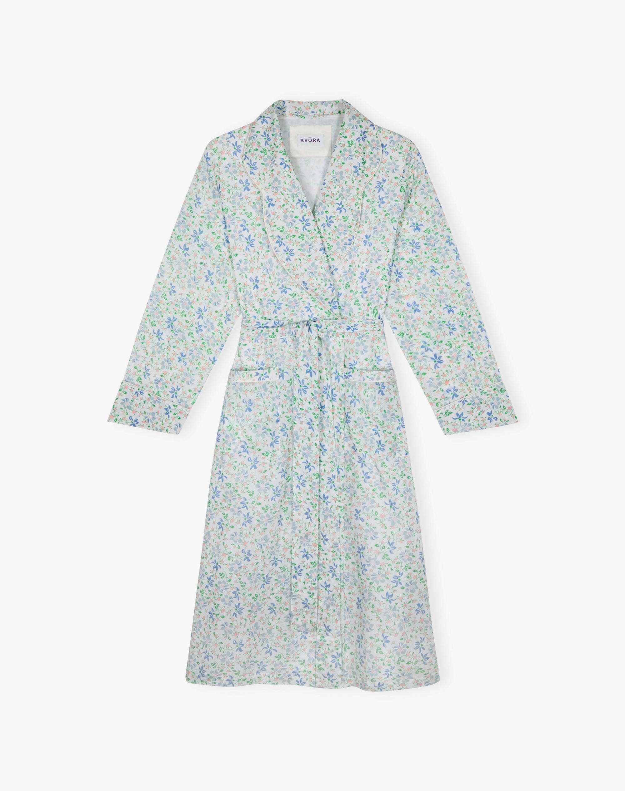 Organic Cotton Floral Dressing Gown