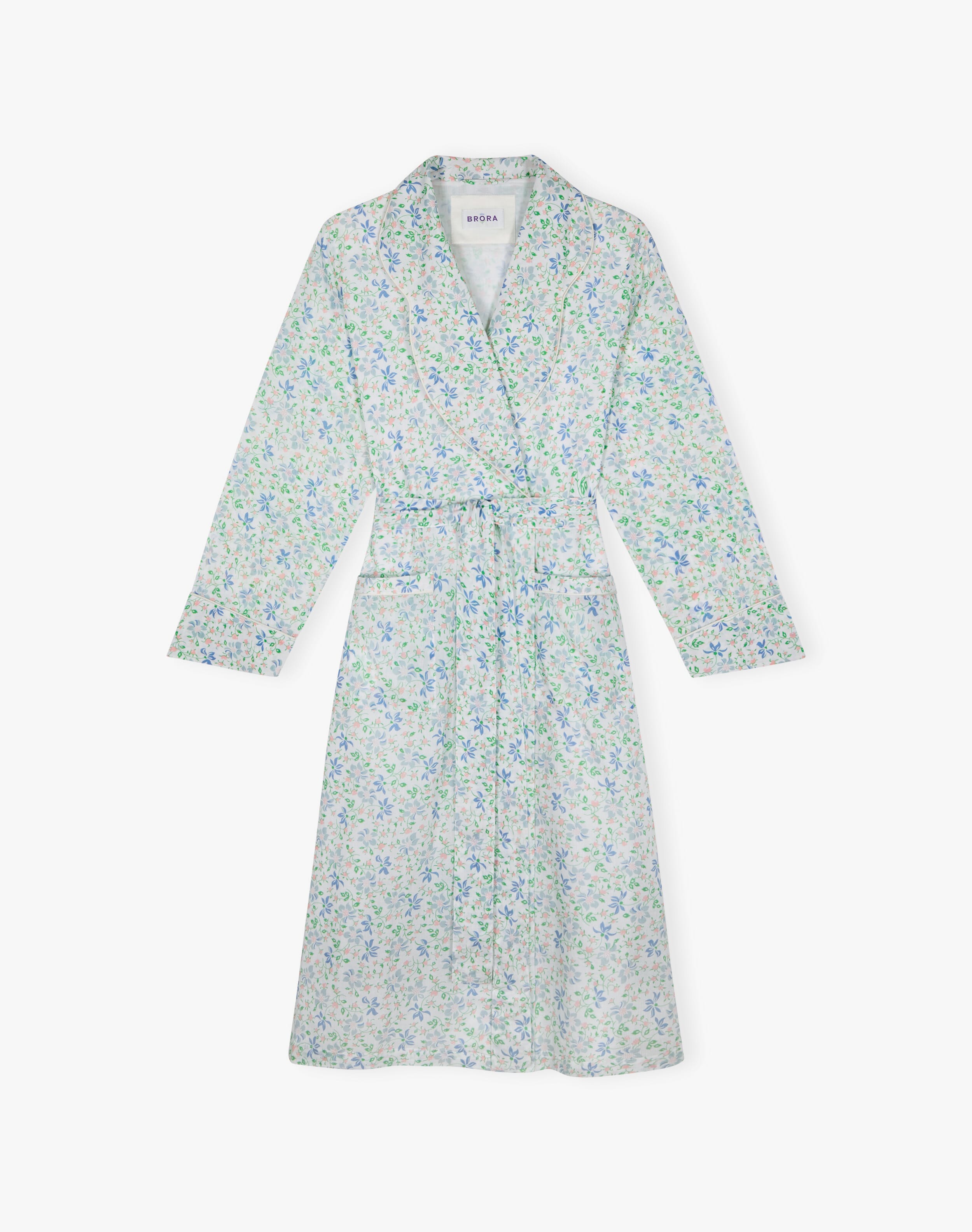 Organic Cotton Floral Dressing Gown