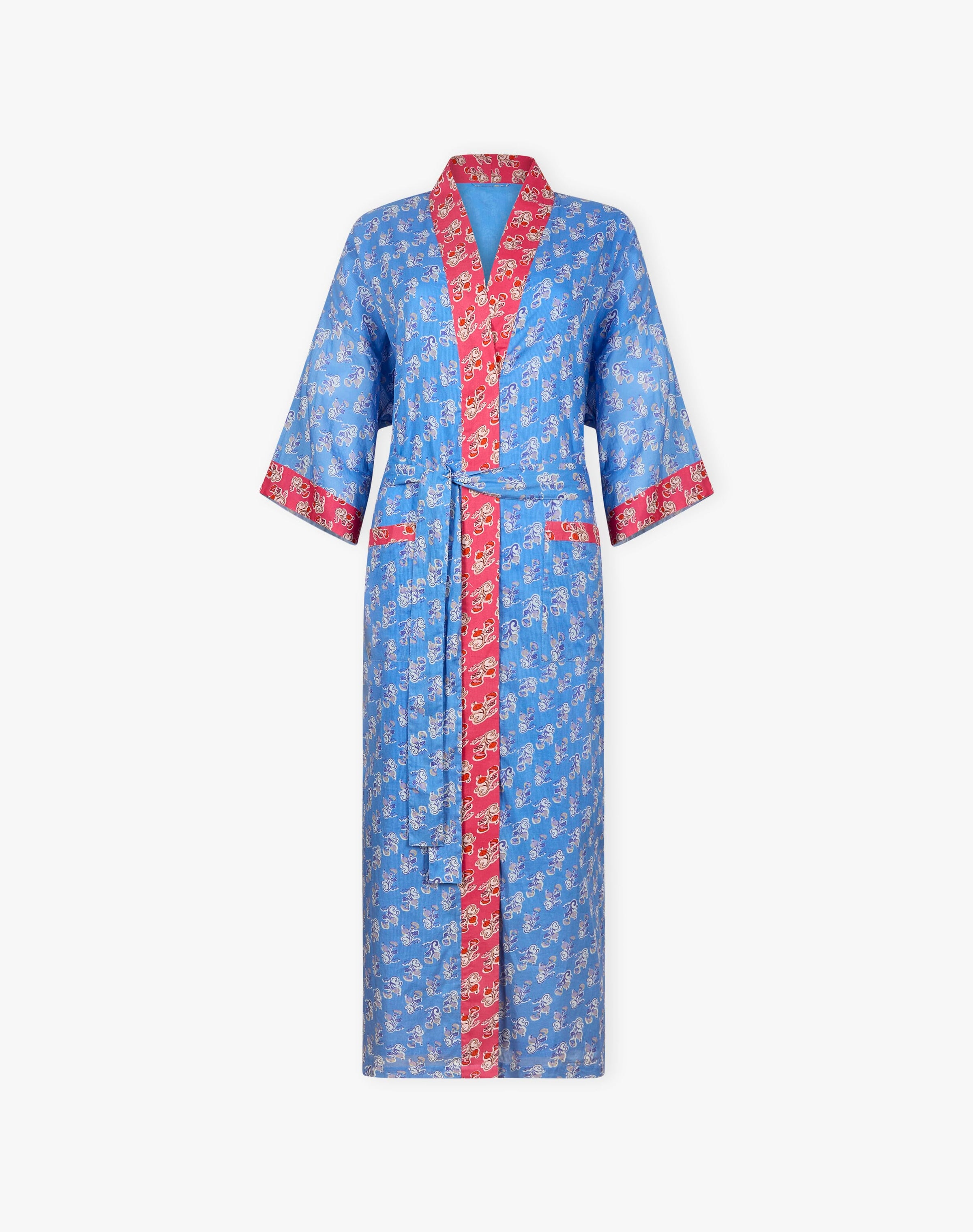 Organic Cotton Patchwork Dressing Gown