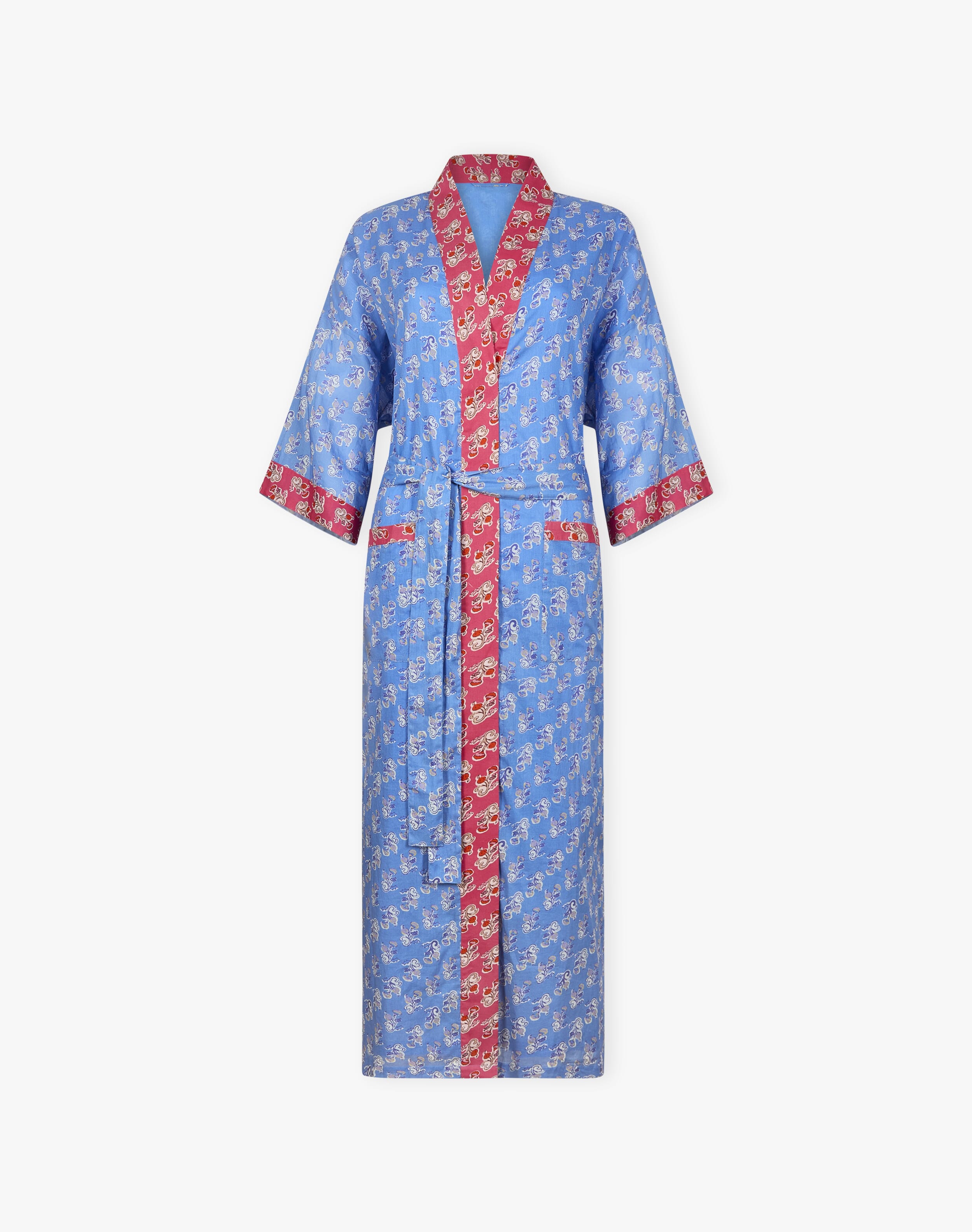 Organic Cotton Patchwork Dressing Gown