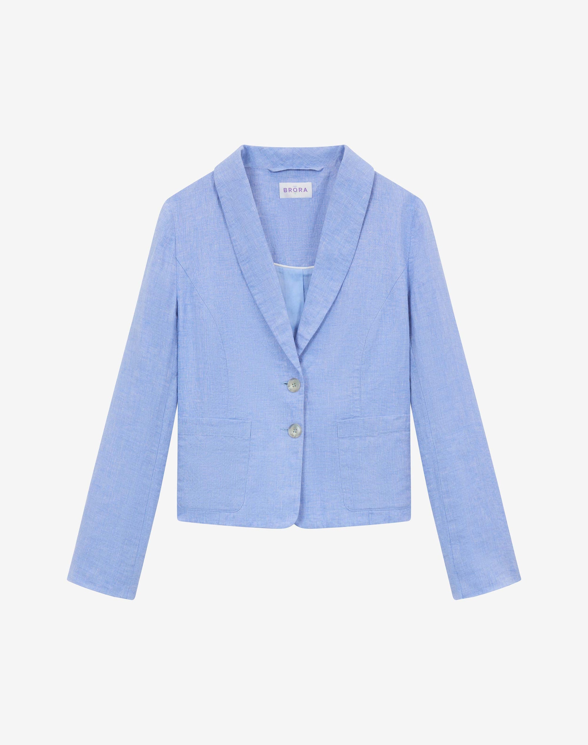 Cross Dye Linen Jacket