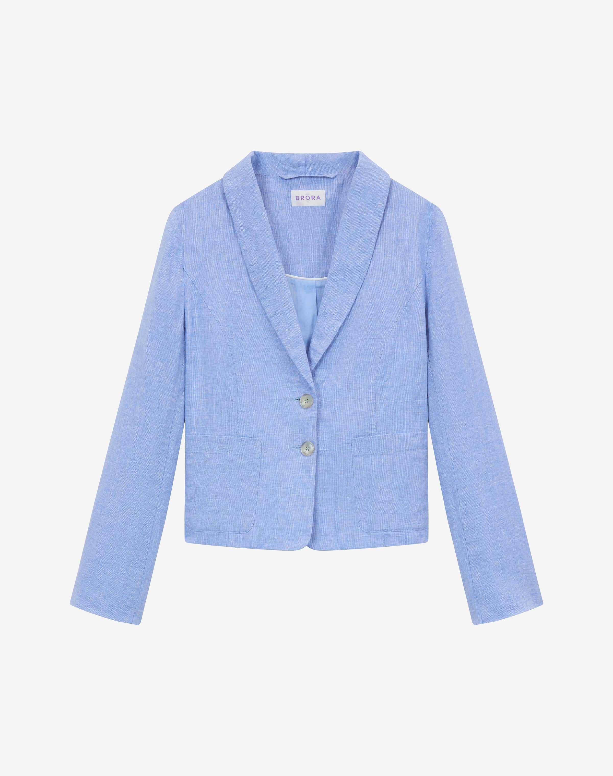 Cross Dye Linen Jacket