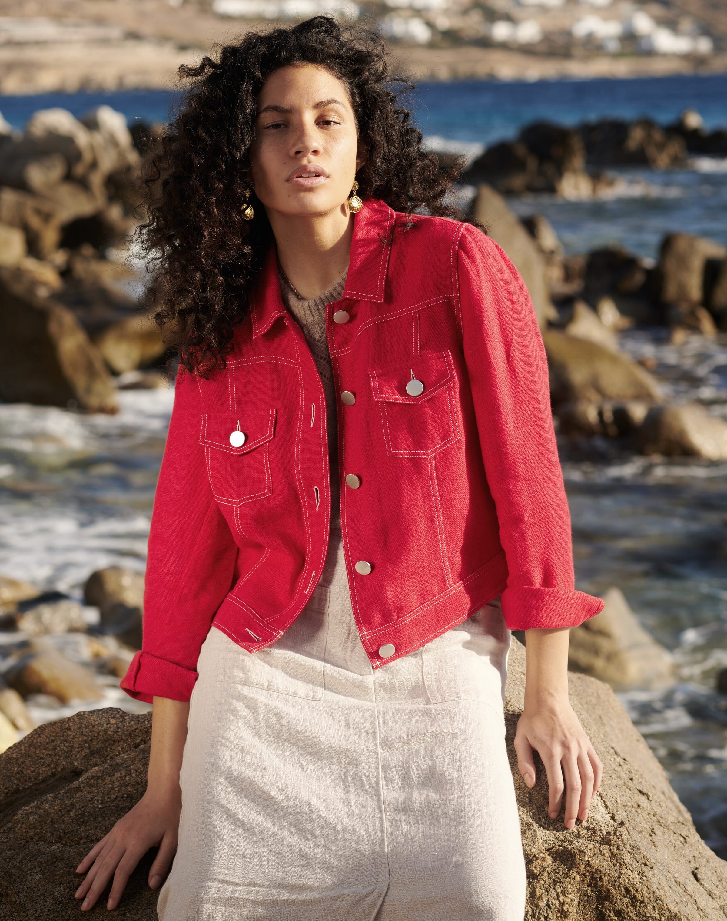 Linen Utility Jacket