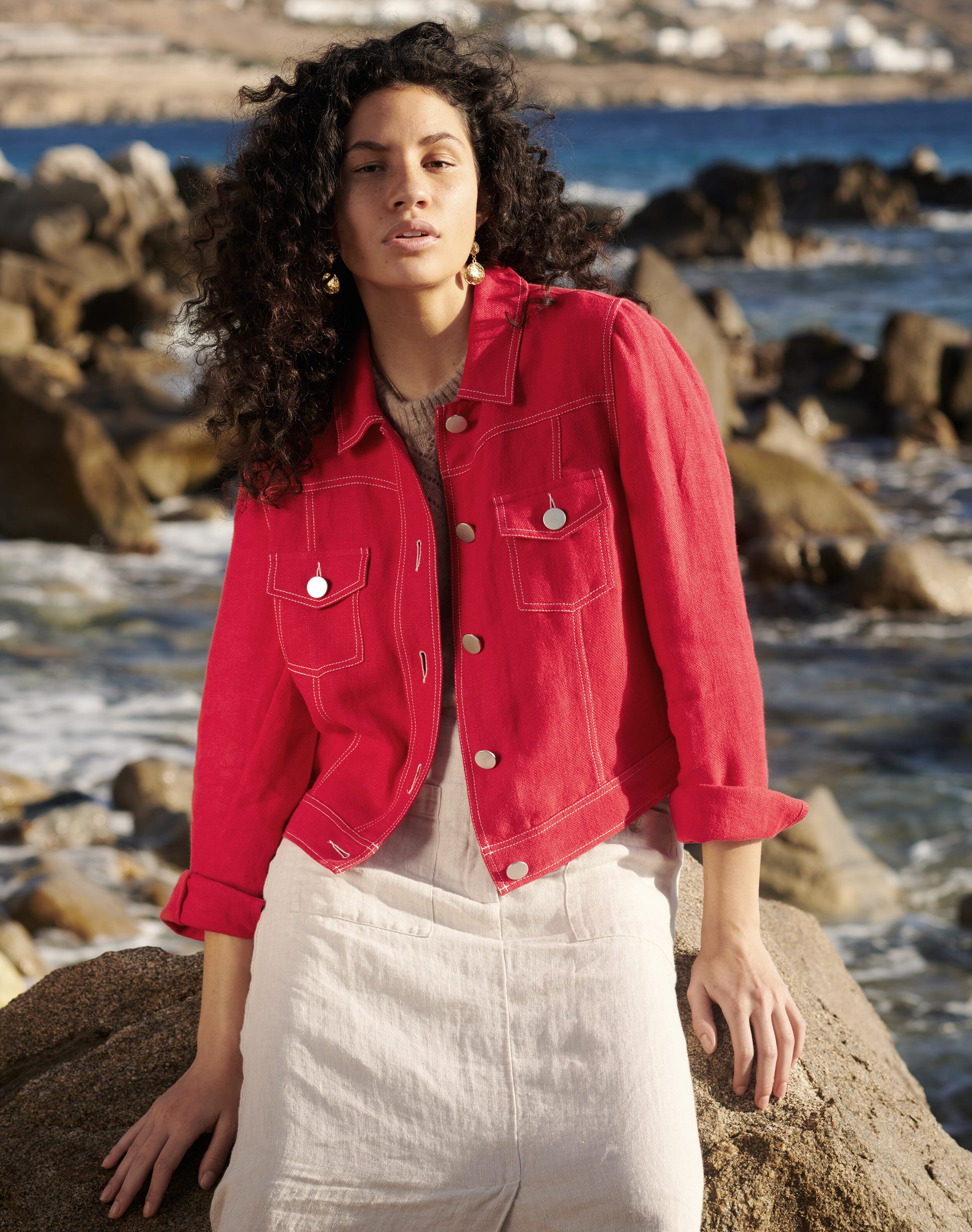 Linen Utility Jacket